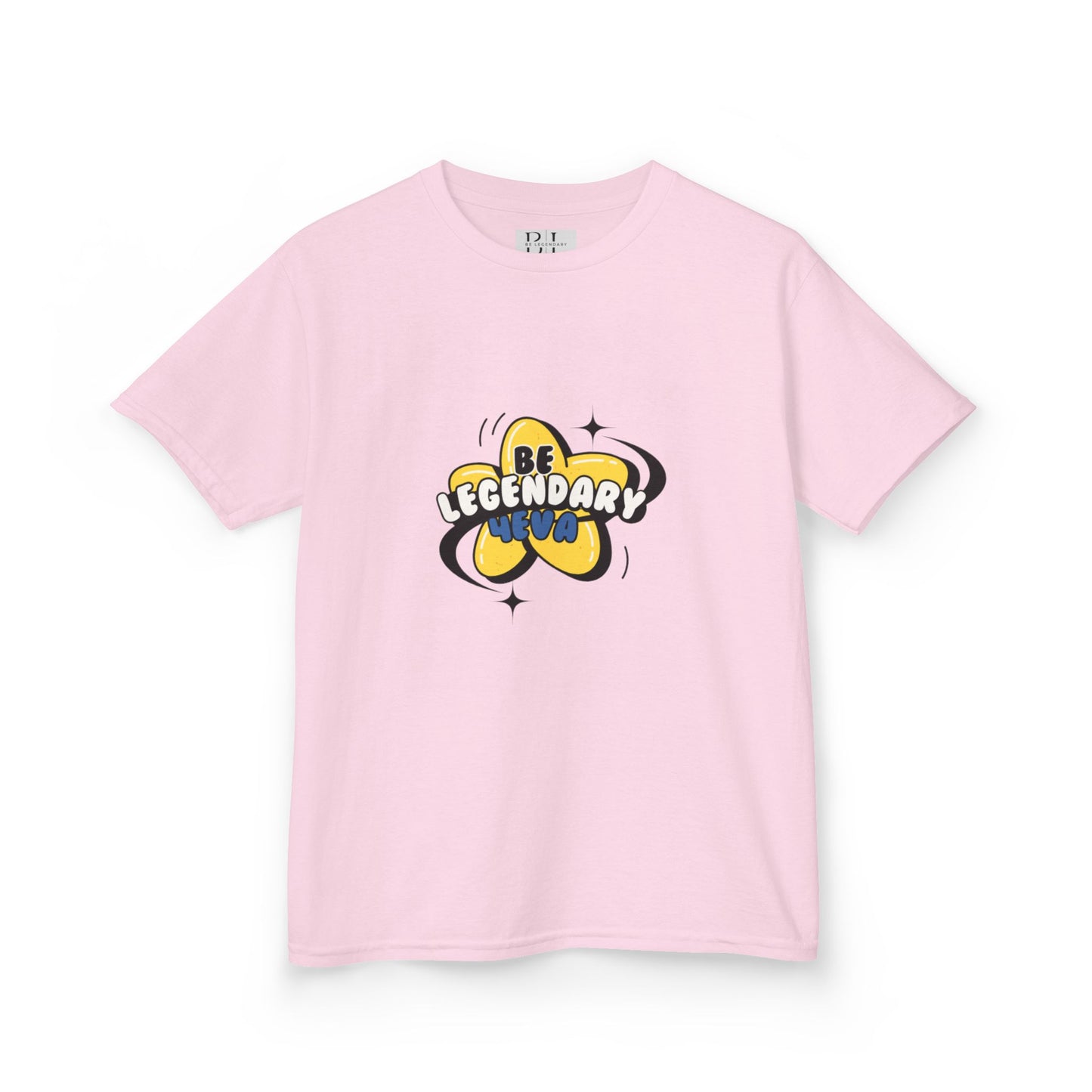 "Kids" Be Legendary Heavy "Star Bright" Cotton Tee – Fun & Inspirational T-Shirt for Young Dreamers
