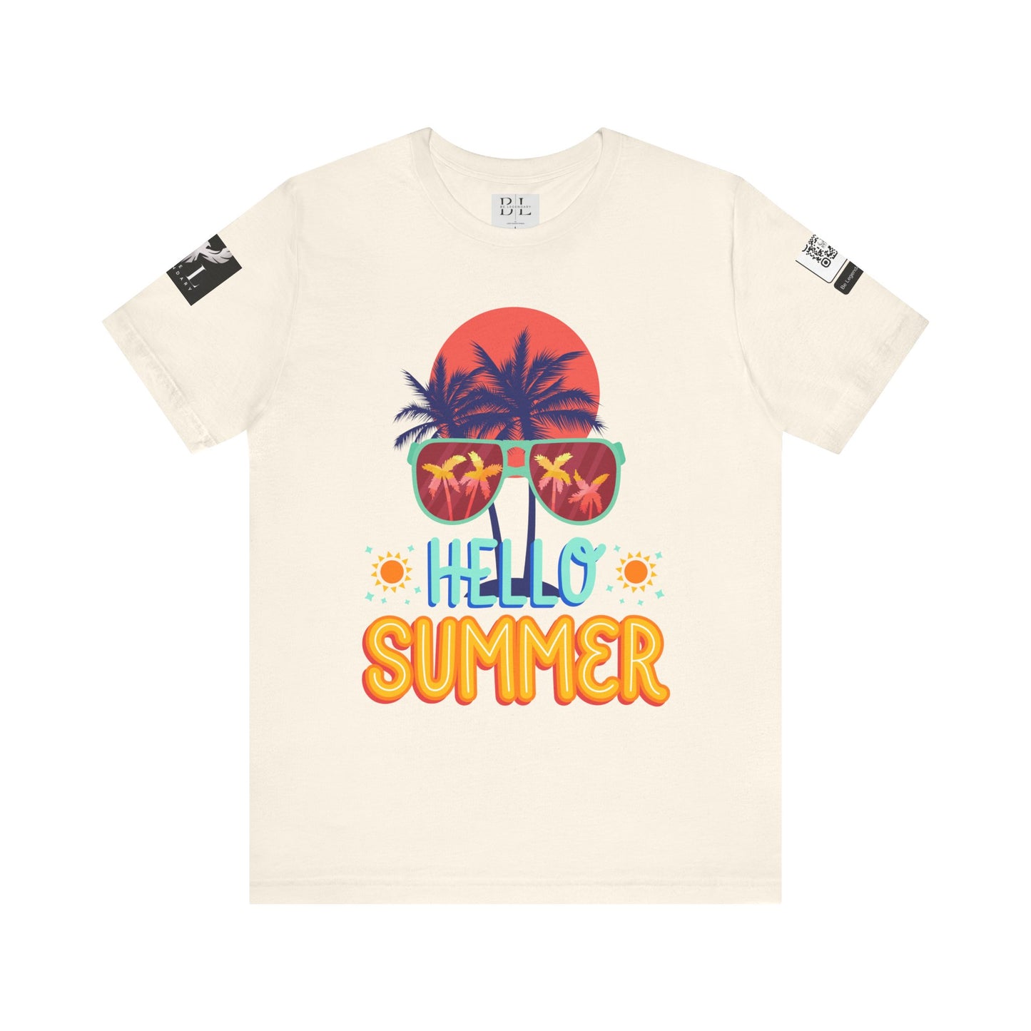 Be Legendary "Hello Summer" Unisex Jersey Short Sleeve Tee - Perfect Beachwear for Summer Celebrations
