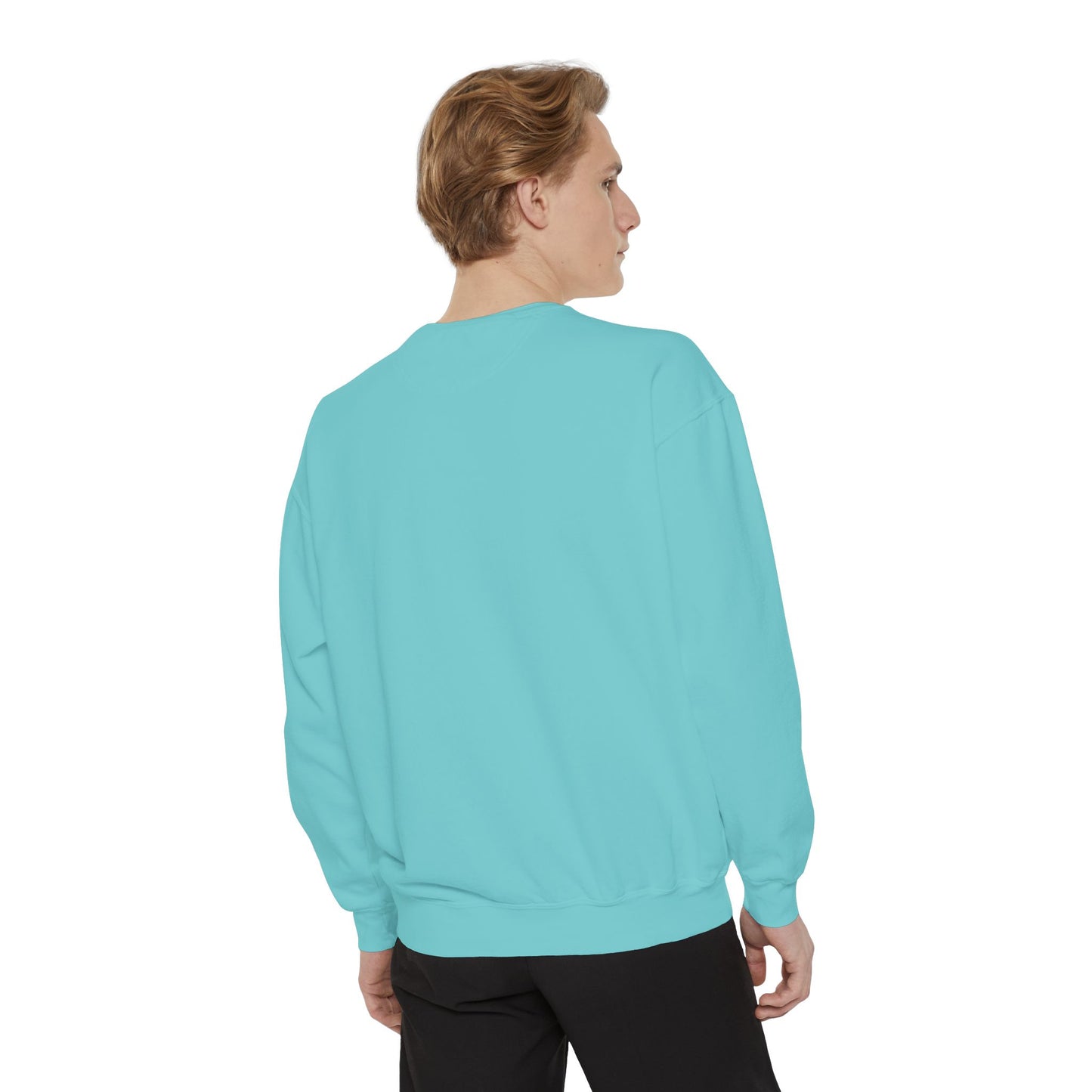 Be Legendary Unisex Garment-Dyed Sweatshirt with Elegant Graphic Design