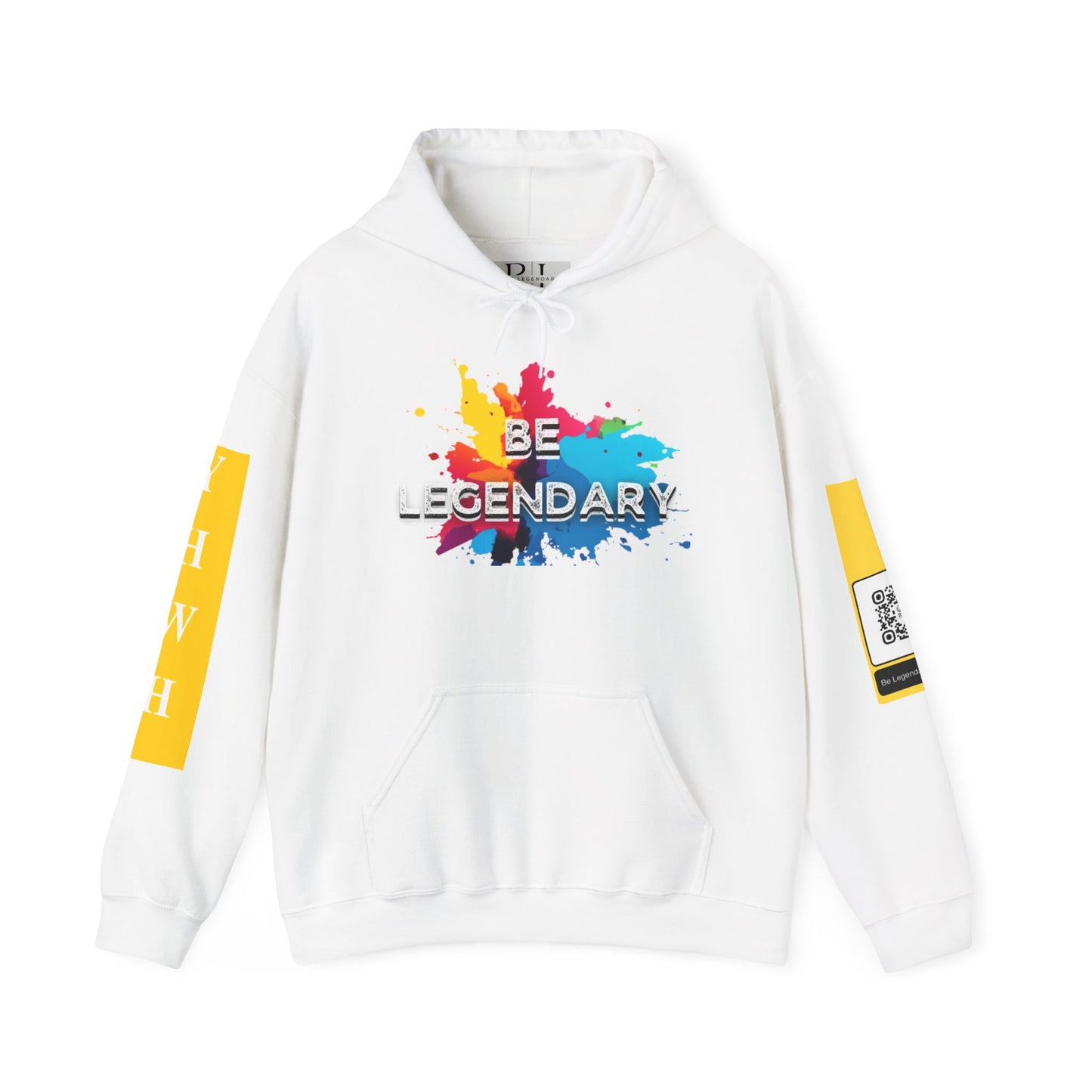 Be Legendary "The Passover" Hooded Sweatshirt - Unisex Heavy Blend with Colorful Splash Design