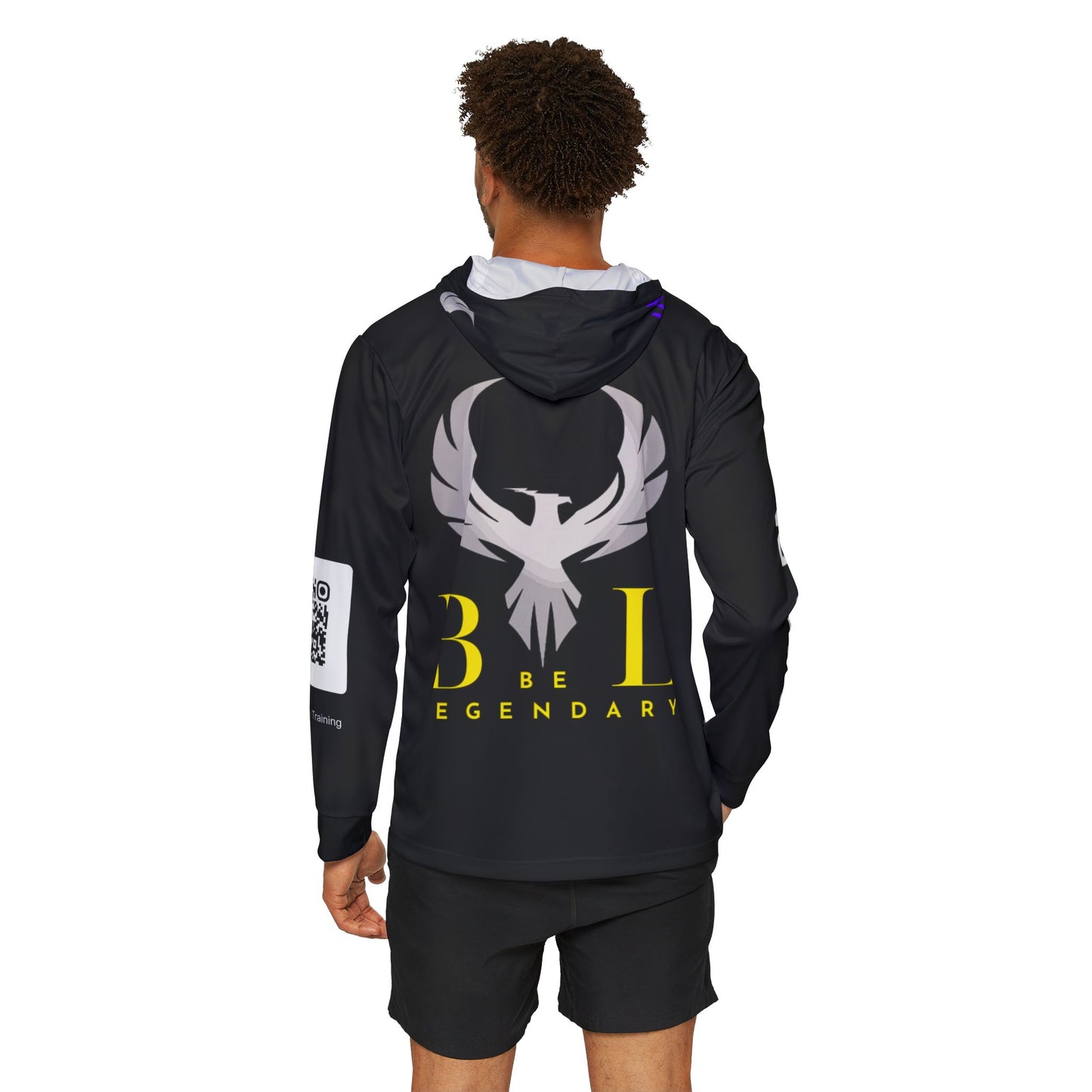 Be Legendary "Rep Ur Hood" Men's Legendary Sports Warmup Hoodie - Never Quit, Motivation