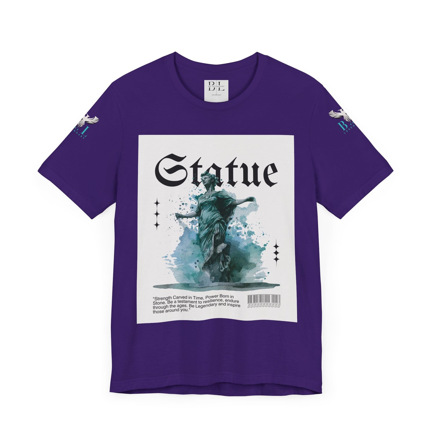 Be Legendary "Immortal" Statue Graphic Unisex Jersey Tee – Embrace Legendary Style