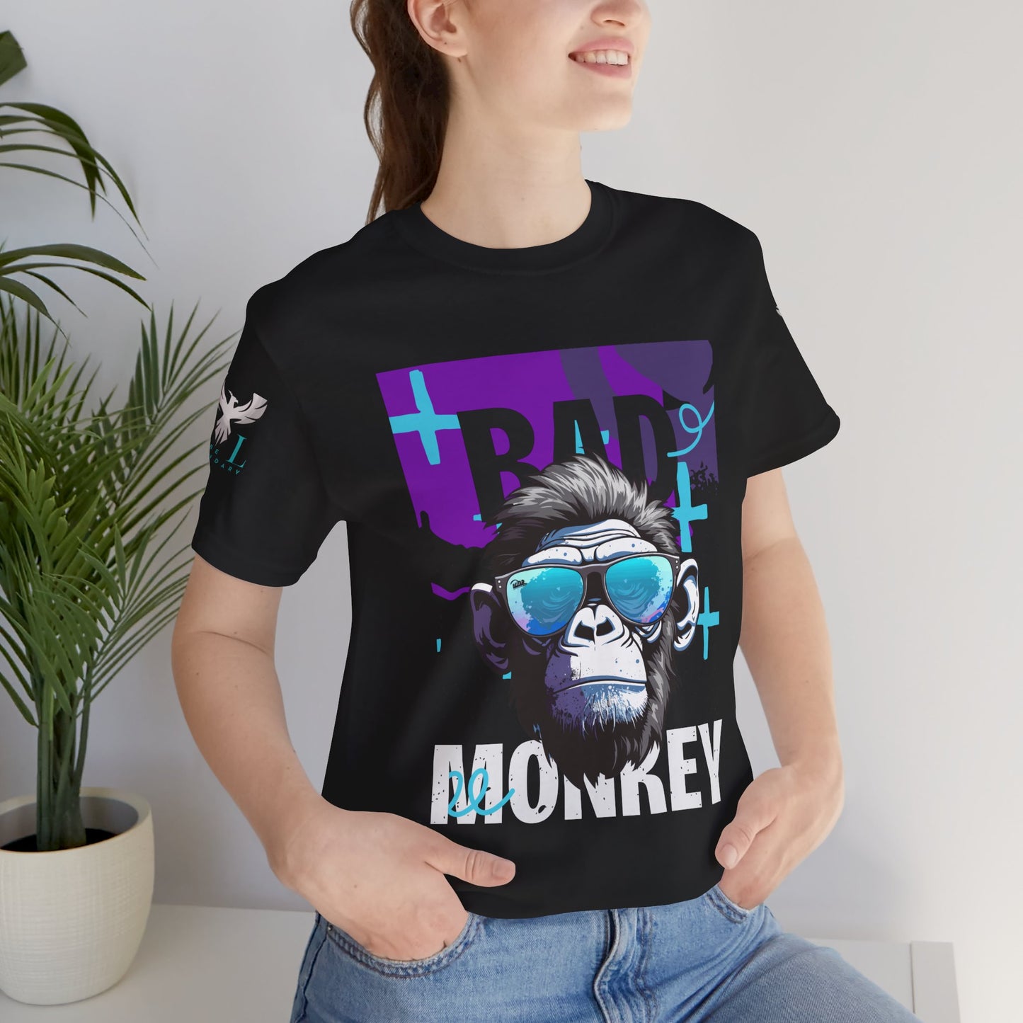 Be Legendary Cool Bad Monkey Tee - Unisex Short Sleeve Graphic Shirt