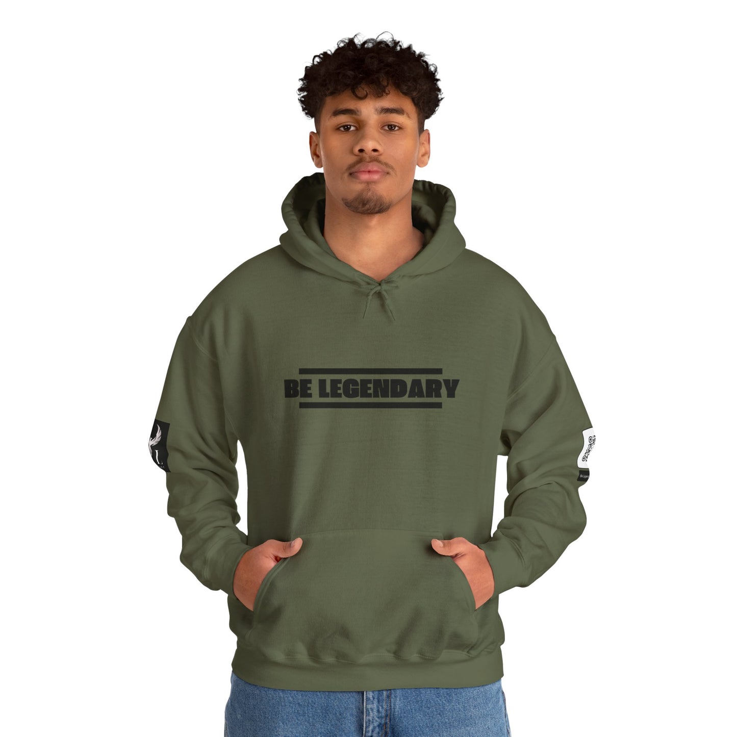 Be Legendary Unisex "The Statement" Heavy Blend Hoodie - Empowering Streetwear for Everyday Style