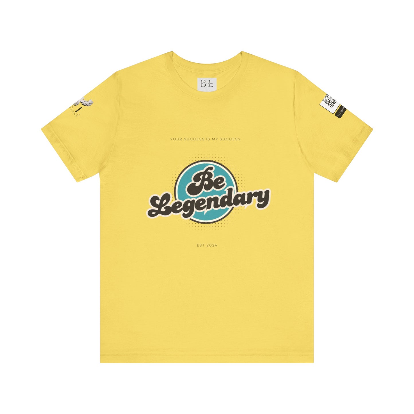 Be Legendary Unisex "Blue Moon" Jersey Short Sleeve Tee - Motivational T-Shirt for Success