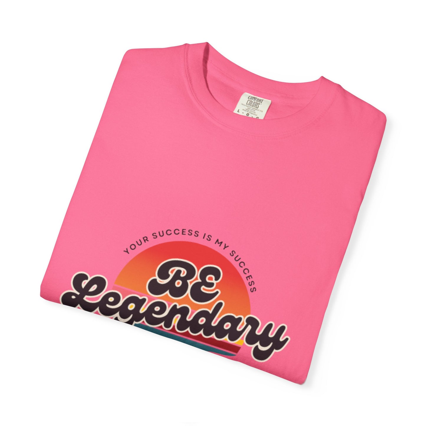 Be Legendary Unisex "Walk On Water" -Dyed T-Shirt – Motivational Tee for Success
