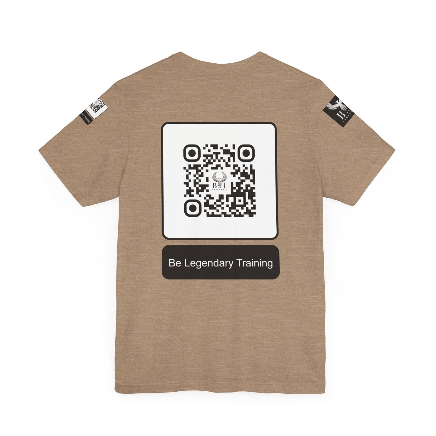 Be Legendary "Heavens View" Vibes Unisex Short Sleeve Tee - Retro Palm Tree Design