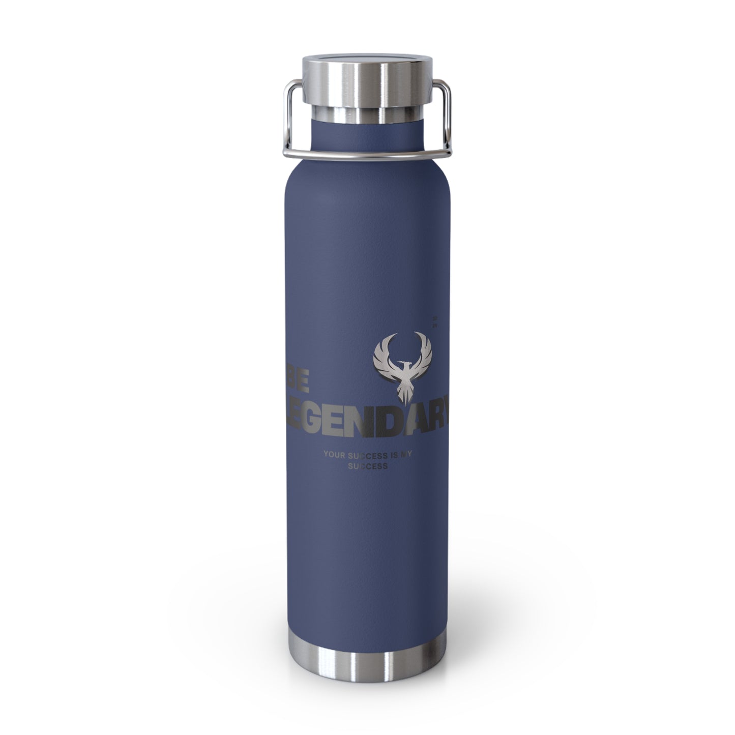 Be Legendary "Holy Grail" Inspirational Copper Vacuum Insulated Bottle - 22oz, ‘Be Legendary’ Design