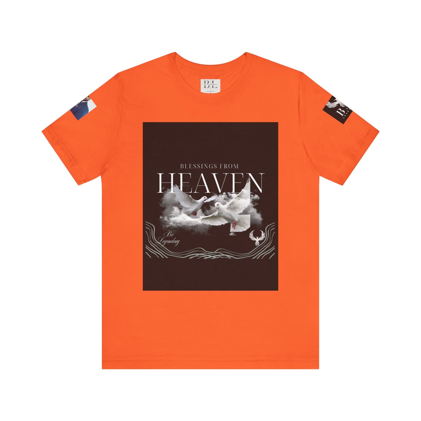 Be Legendary "When Doves Fly" Unisex Heavenly Doves Jersey Short Sleeve Tee