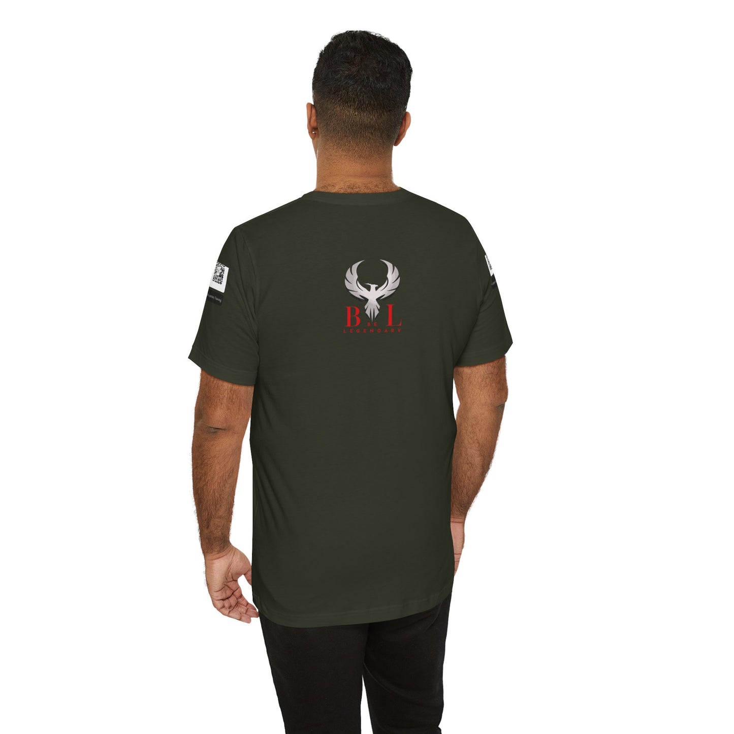Be Legendary "Never Quit" Unisex Tee - Motivational Short Sleeve Shirt
