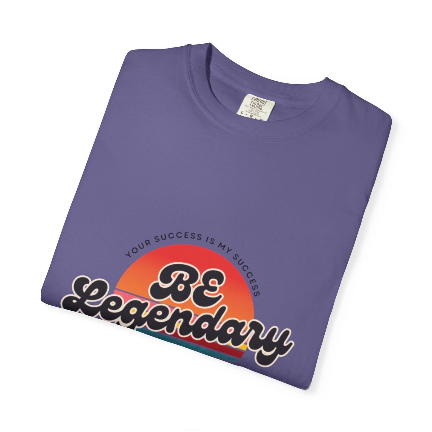 Be Legendary Unisex "Walk On Water" -Dyed T-Shirt – Motivational Tee for Success