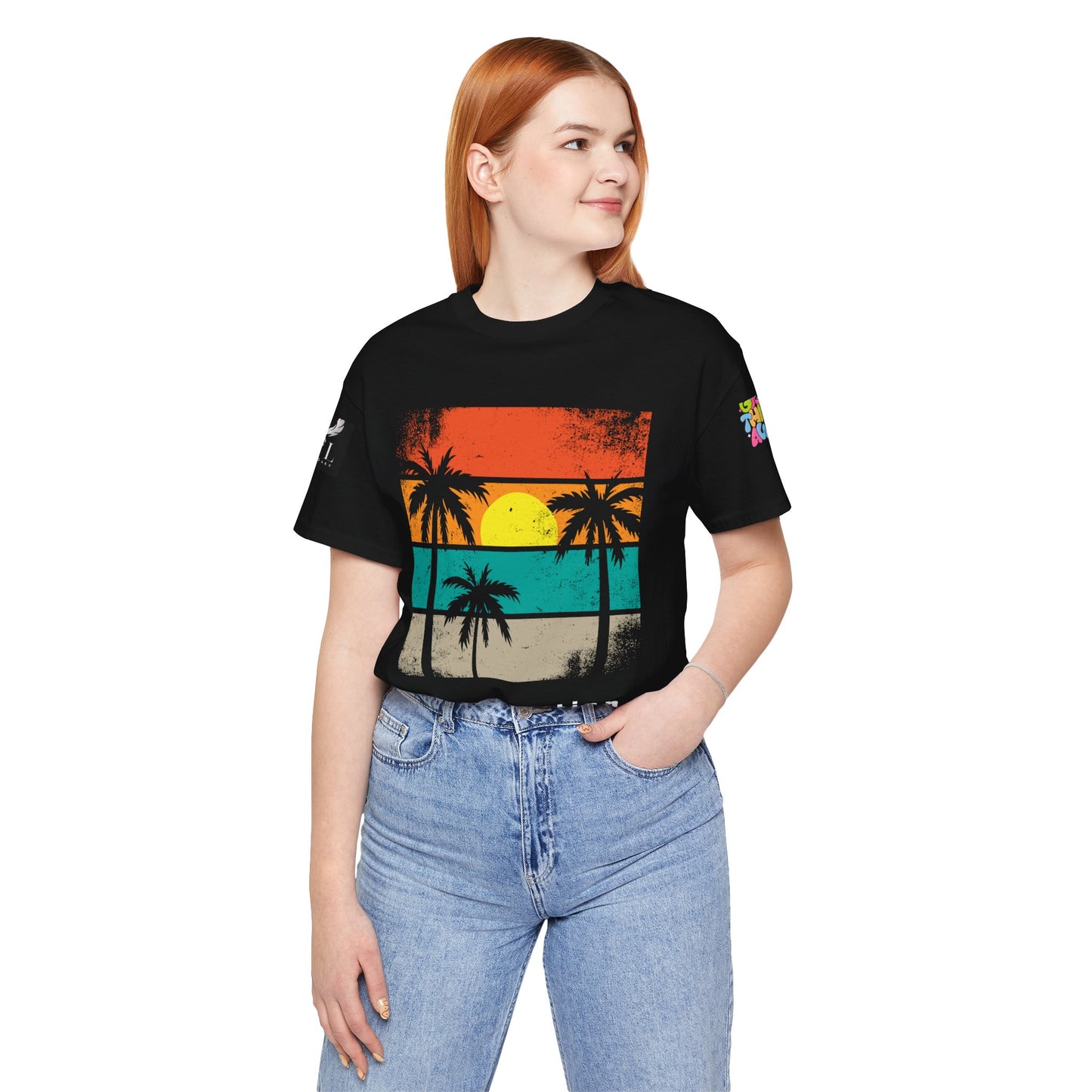 Be Legendary 'Dusk Till Damn" Sunset Inspiration Graphic Tee for Motivational Vibes