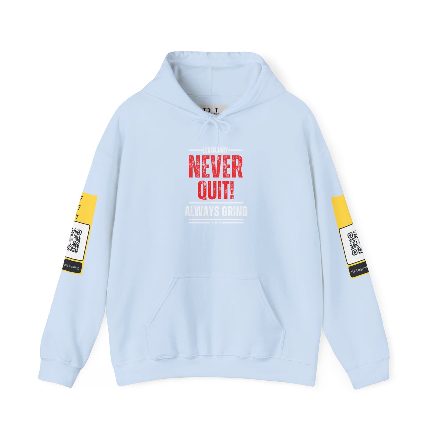 Be Legendary "American Mind State" Grind Hoodie - Unisex Heavy Blend™ Sweatshirt with Motivational Design