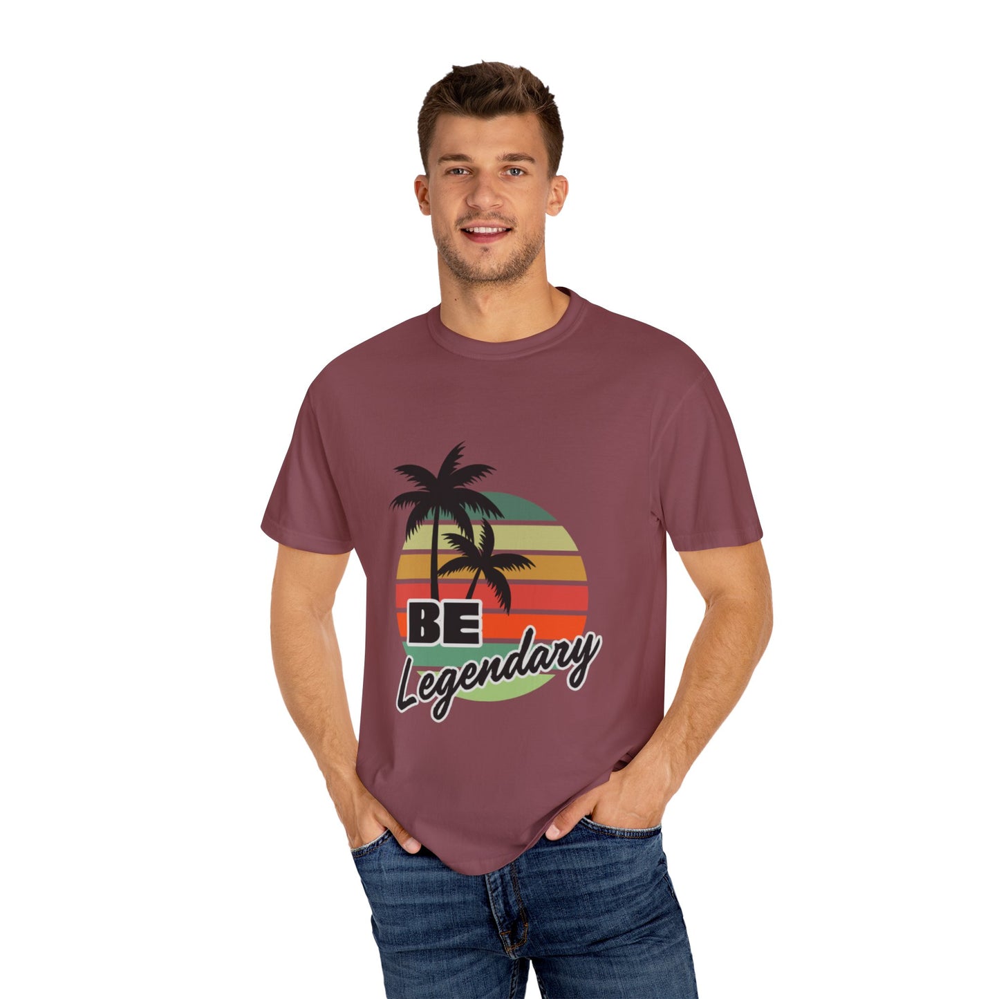 Be Legendary Unisex "Palm Sunday" Garment-Dyed T-Shirt - Perfect for Summer Vibes