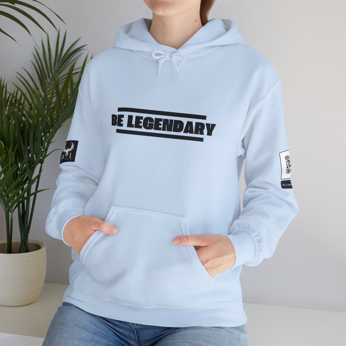 Be Legendary Unisex "The Statement" Heavy Blend Hoodie - Empowering Streetwear for Everyday Style
