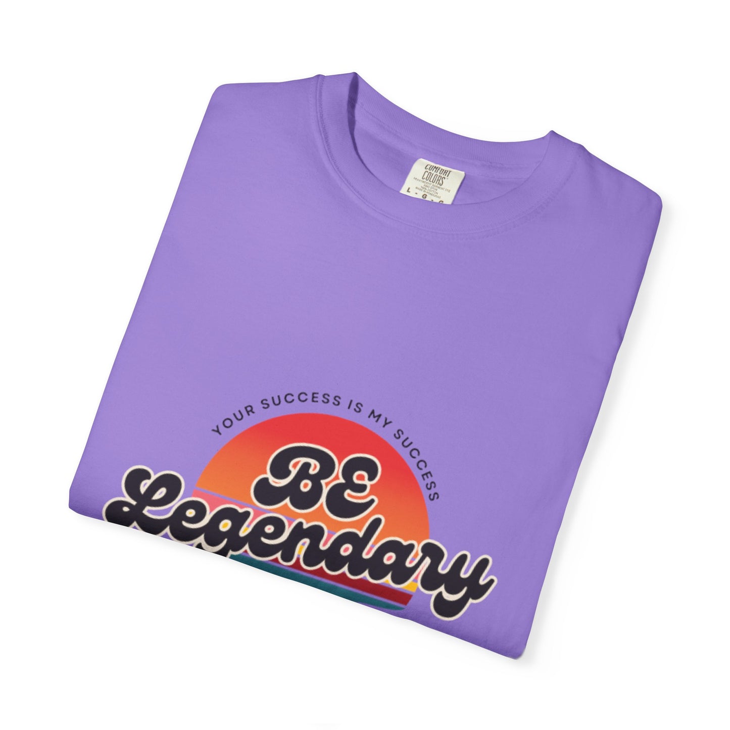 Be Legendary Unisex "Walk On Water" -Dyed T-Shirt – Motivational Tee for Success
