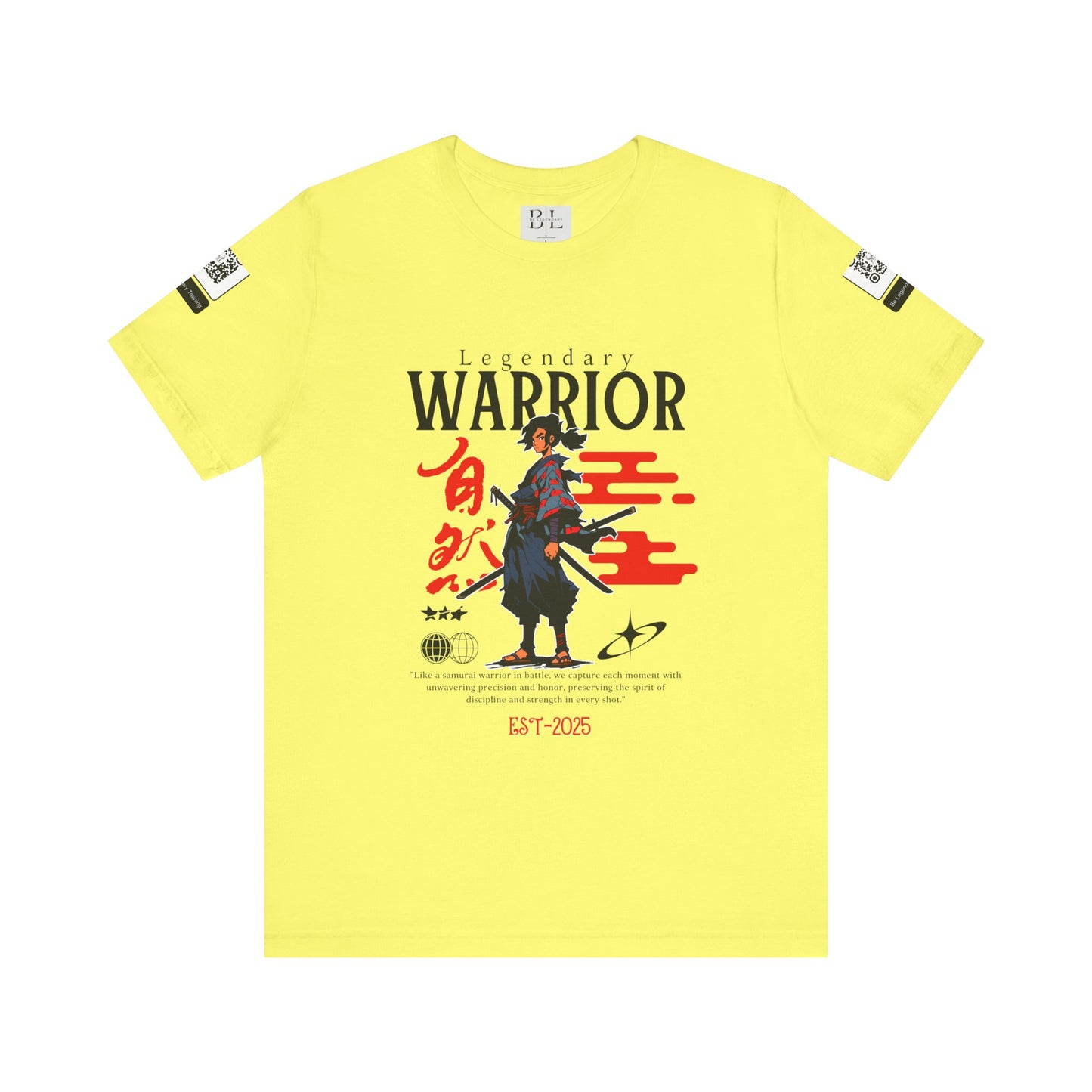 Samurai Warrior Unisex Tee - Bold Graphic T-Shirt for Anime Fans