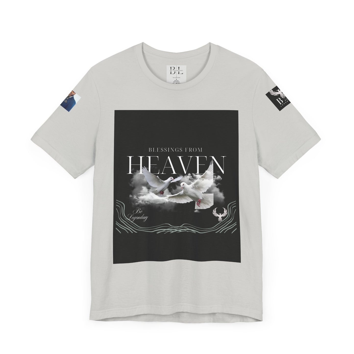 Be Legendary "When Doves Fly" Unisex Heavenly Doves Jersey Short Sleeve Tee