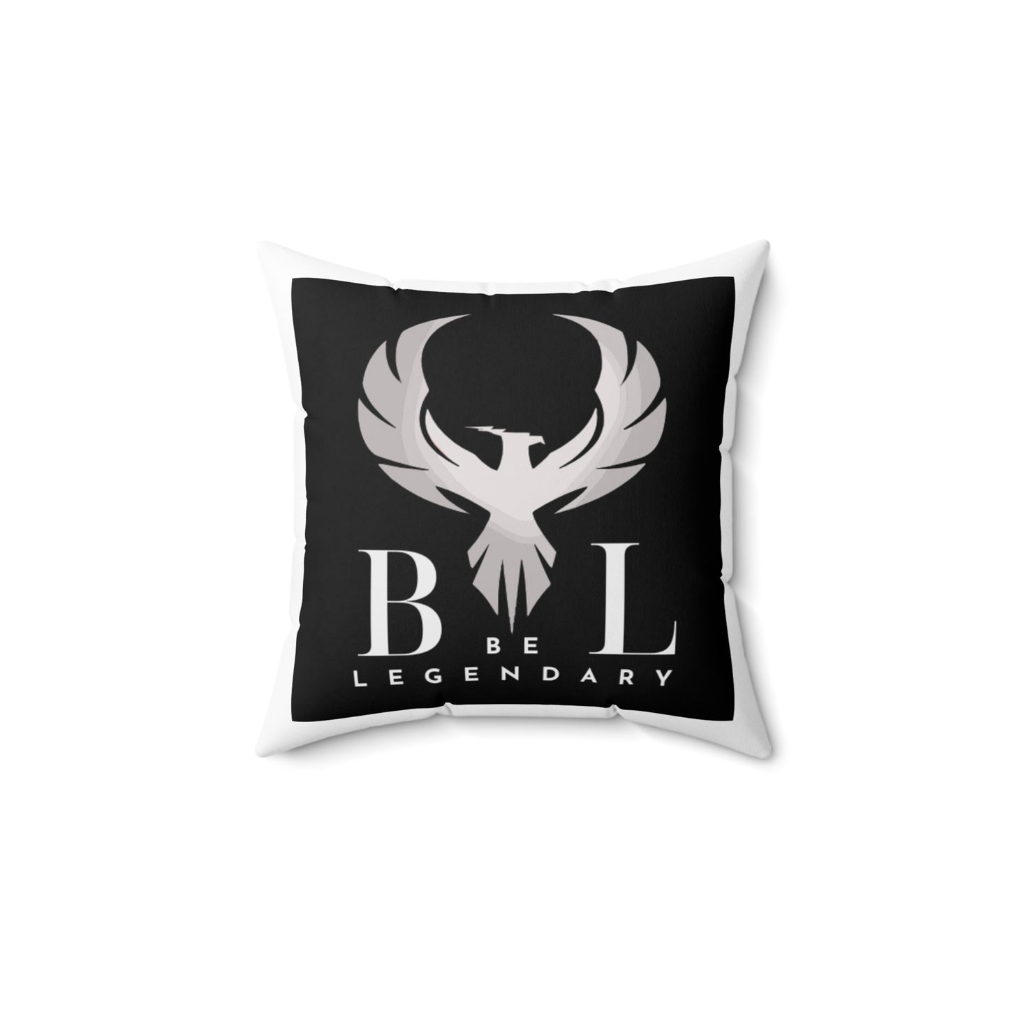Legendary Phoenix Throw Pillow - Be Legendary Decorative Cushion for Inspiration and Motivation