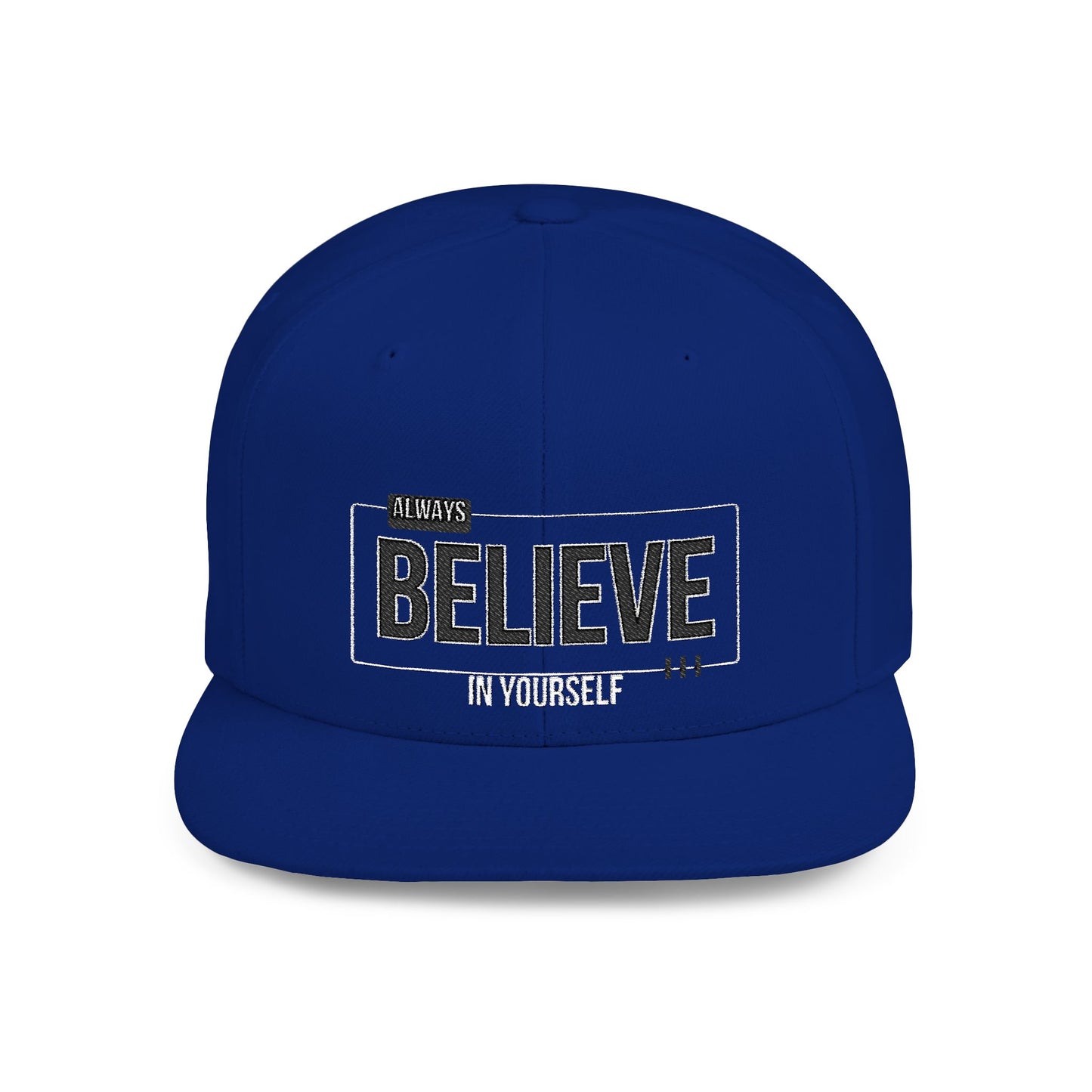 Be Legendary "The Devotional" Motivational Flat Bill Snapback Hat - Always Believe in Yourself