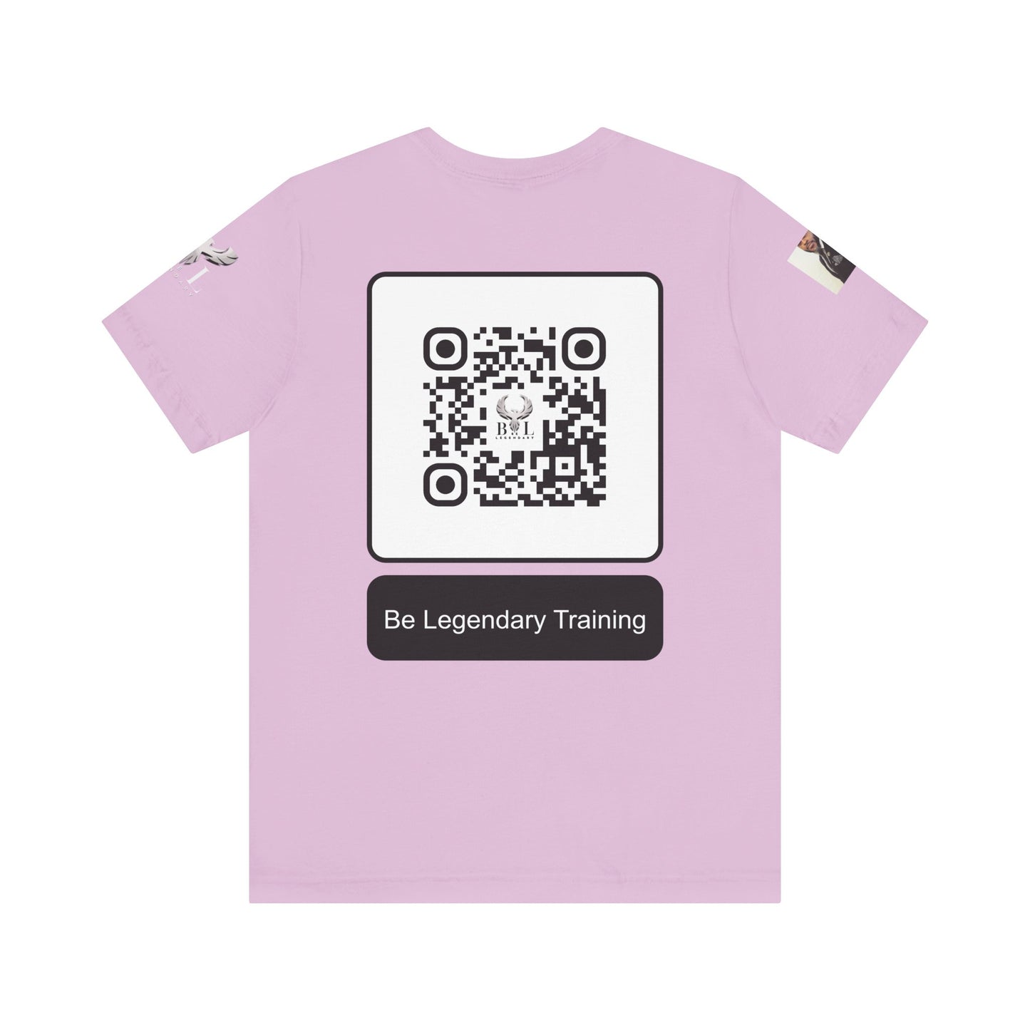 Be Legendary "Pearly Gates" Inspirational Unisex Tee: 'Blessings from Heaven' - Orange Short Sleeve Shirt