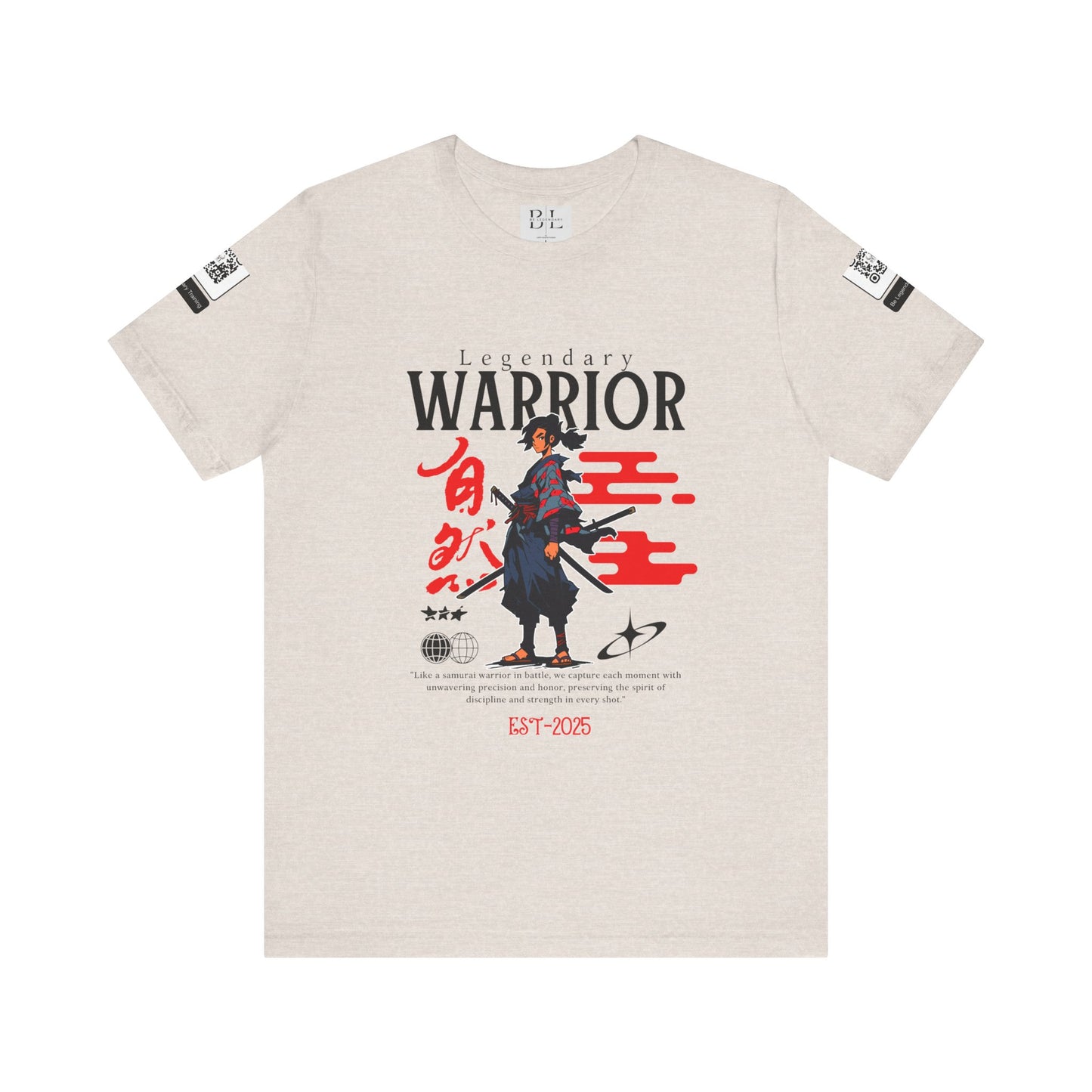 Samurai Warrior Unisex Tee - Bold Graphic T-Shirt for Anime Fans