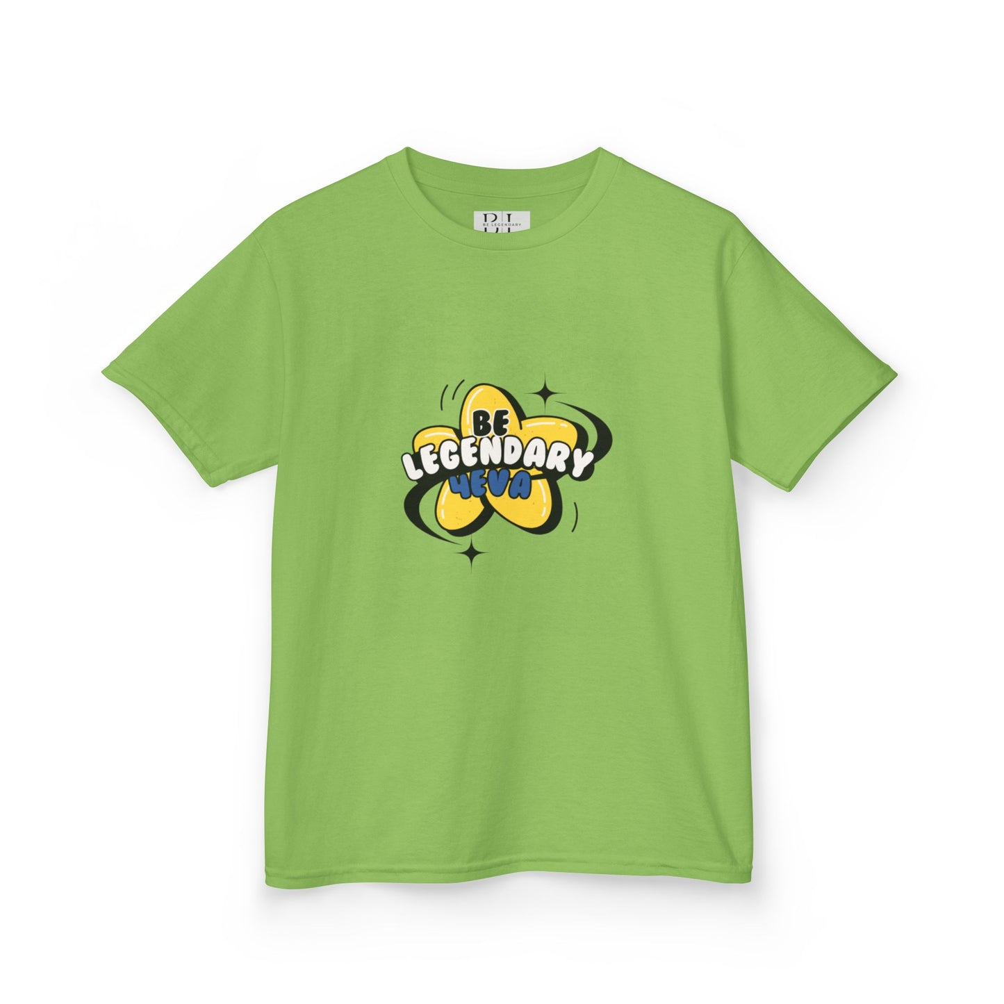"Kids" Be Legendary Heavy "Star Bright" Cotton Tee – Fun & Inspirational T-Shirt for Young Dreamers