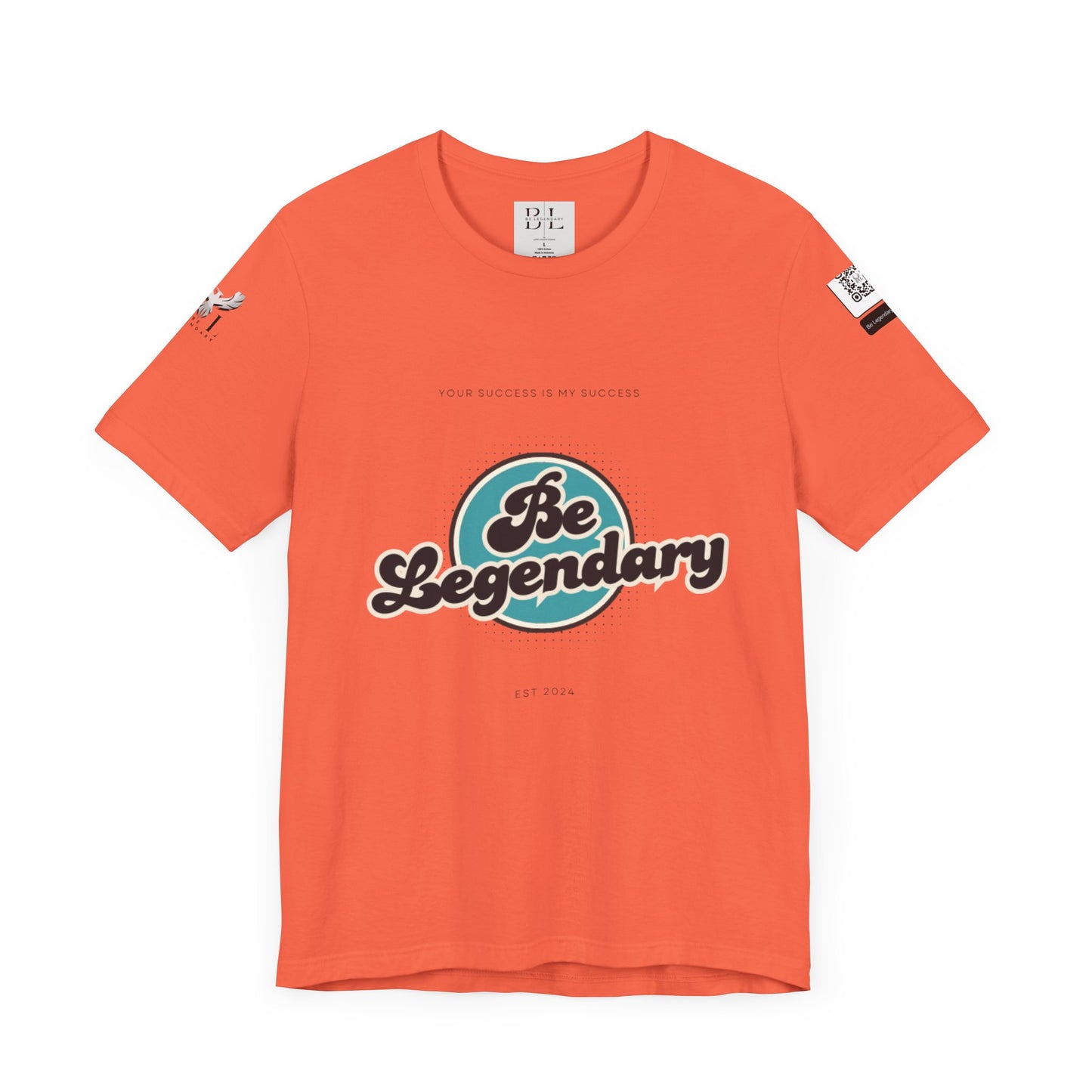 Be Legendary Unisex "Blue Moon" Jersey Short Sleeve Tee - Motivational T-Shirt for Success