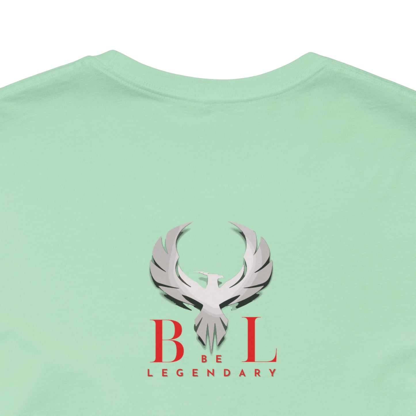 Be Legendary "Never Quit" Unisex Tee - Motivational Short Sleeve Shirt