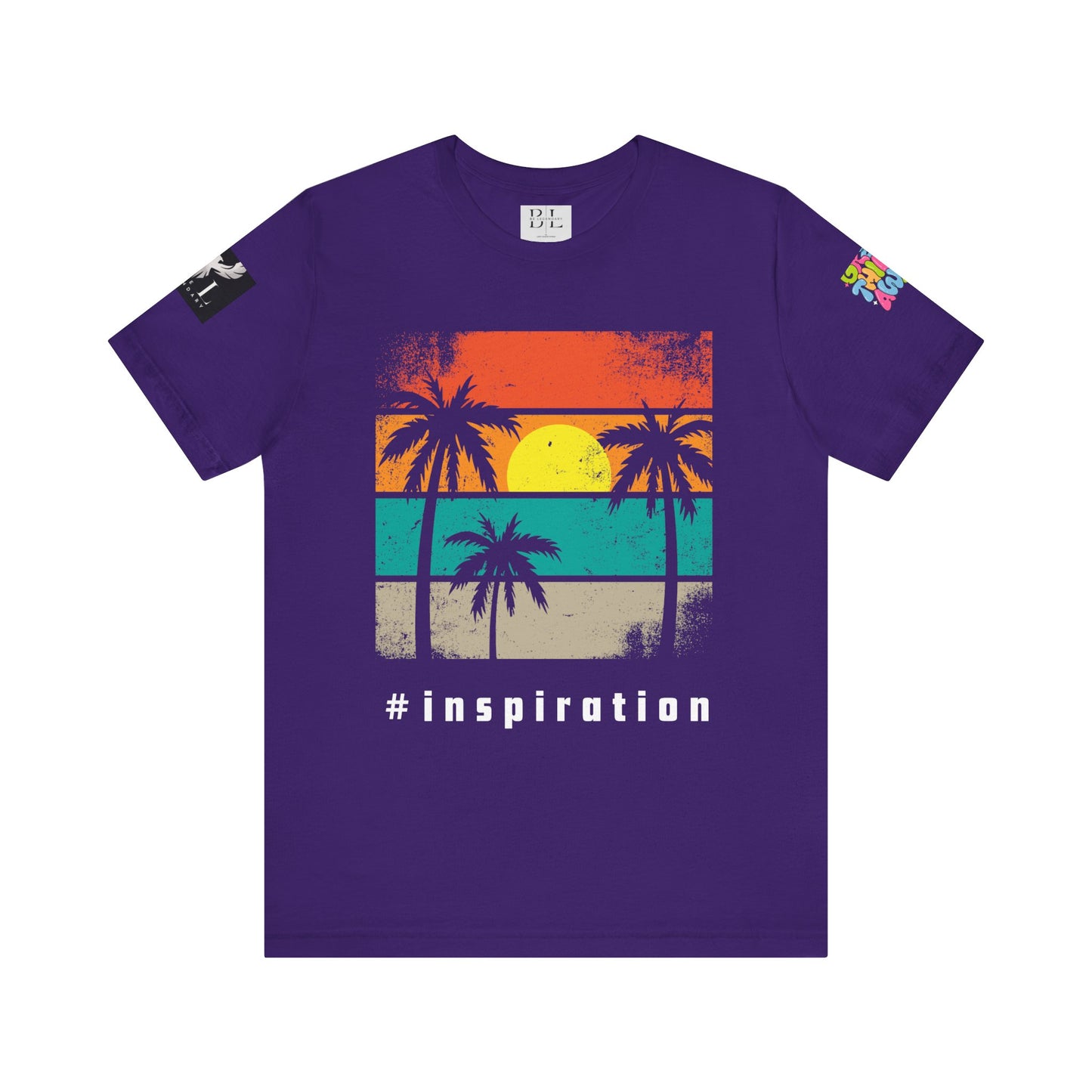Be Legendary 'Dusk Till Damn" Sunset Inspiration Graphic Tee for Motivational Vibes