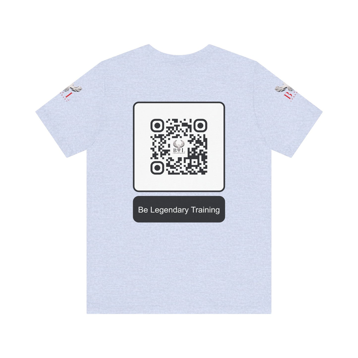 Be Legendary "Nobility" Power Unisex Tee - Inspiring Short Sleeve Shirt with QR Code