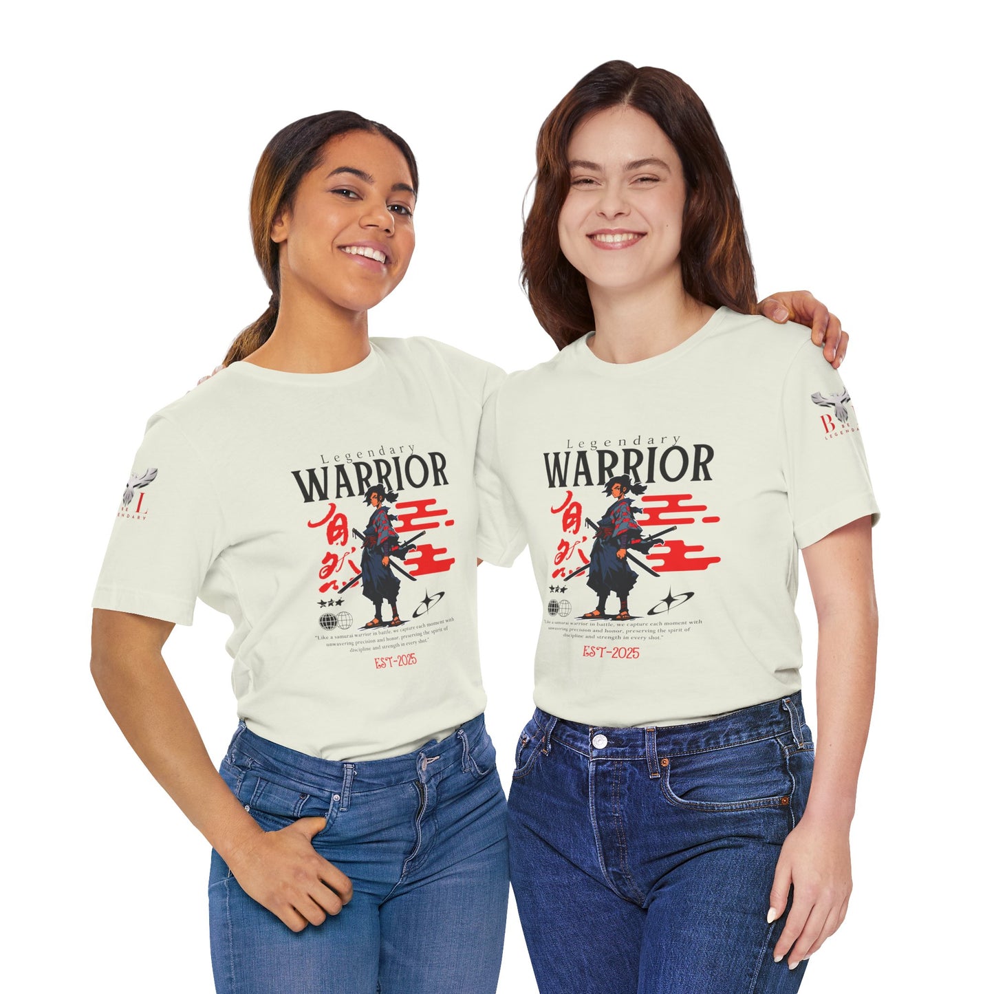 Be Legendary "Samurai Warrior" Unisex Tee – Legendary 2025 Graphic T-Shirt