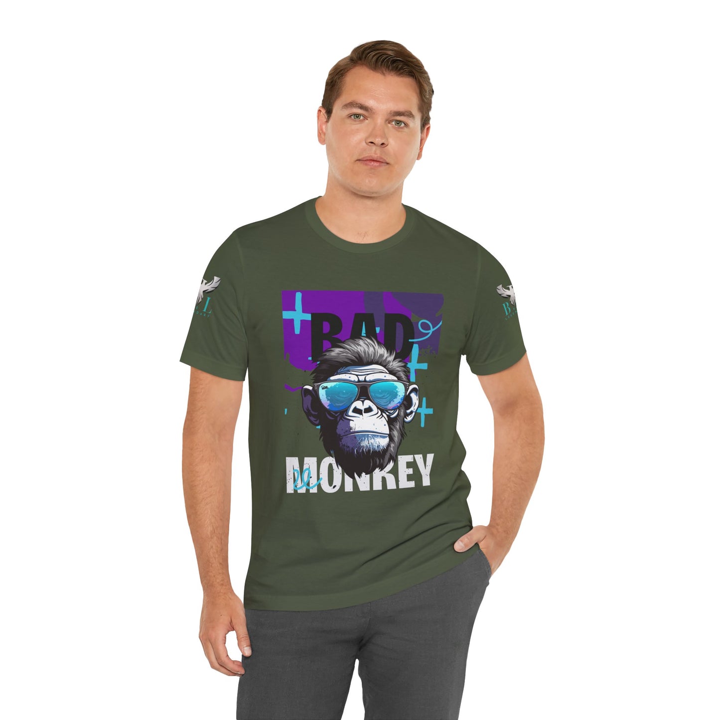 Be Legendary Cool Bad Monkey Tee - Unisex Short Sleeve Graphic Shirt
