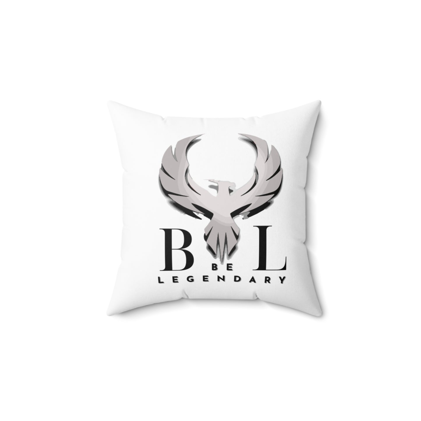Legendary Phoenix Throw Pillow - Be Legendary Decorative Cushion for Inspiration and Motivation