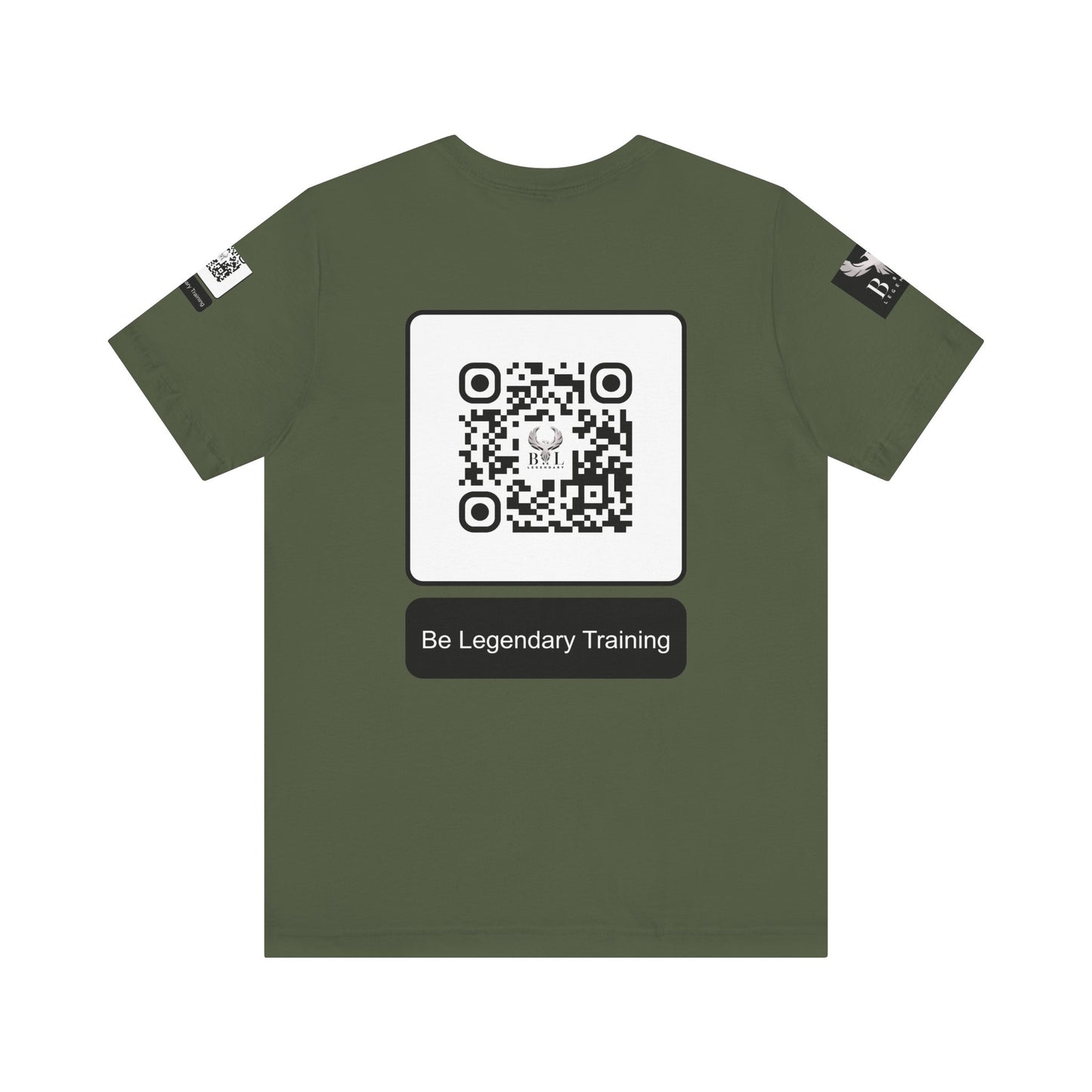 Be Legendary "Heavens View" Vibes Unisex Short Sleeve Tee - Retro Palm Tree Design
