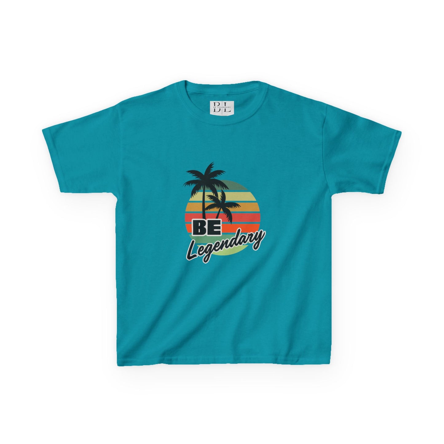 Kids 'Be Legendary' "Palm Sunday" Tee - Fun Summer Vibes for Young Adventurers