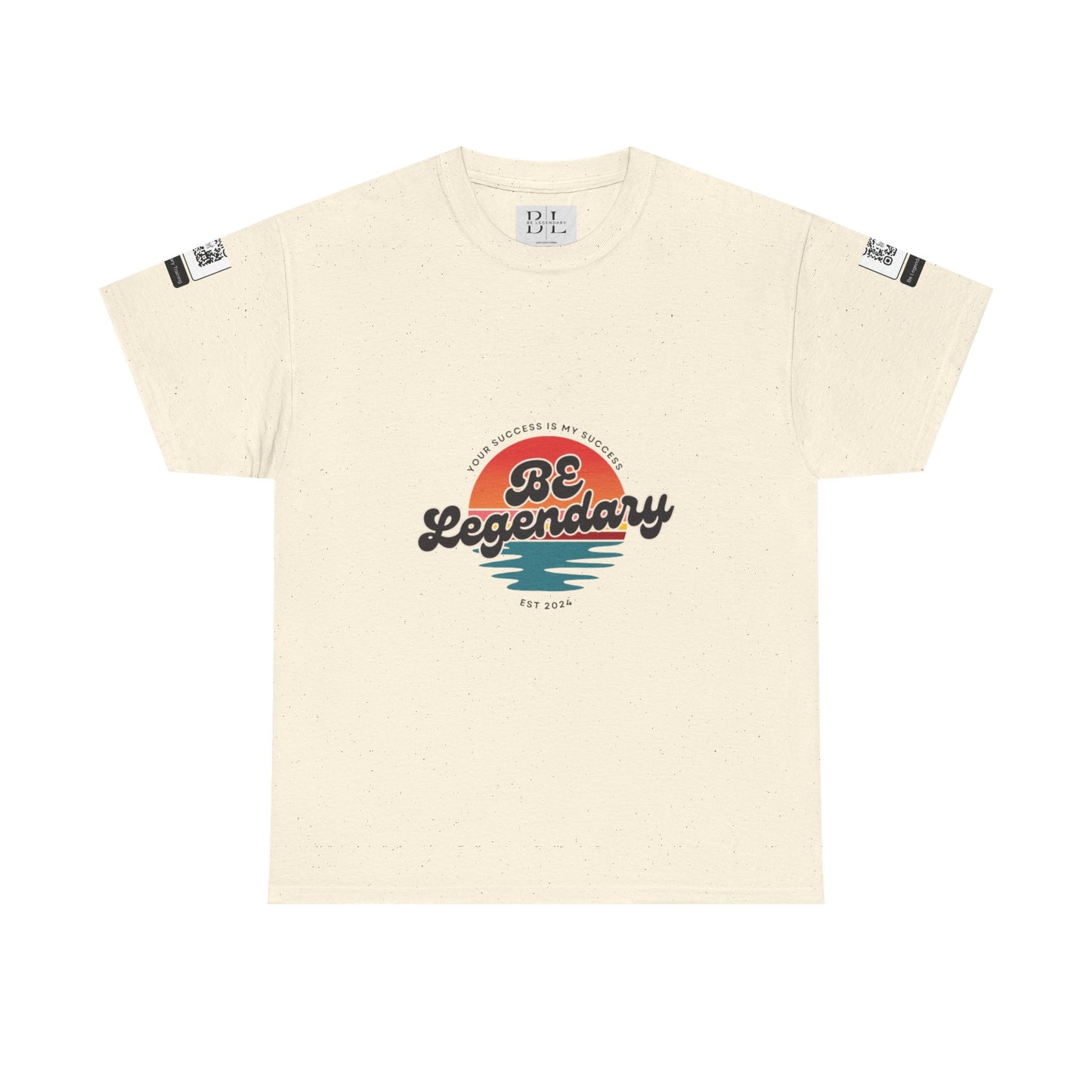 Be Legendary Unisex "Walk On Water" Heavy Cotton Tee - Success Motivational Shirt