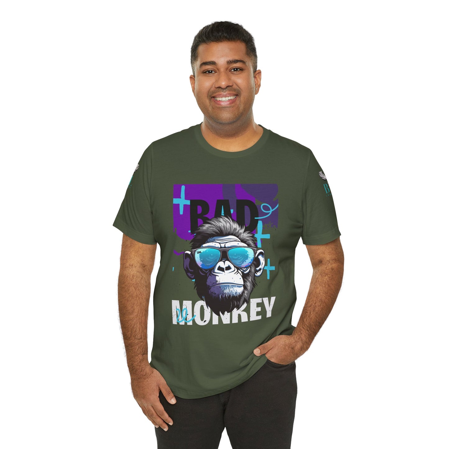 Be Legendary Cool Bad Monkey Tee - Unisex Short Sleeve Graphic Shirt