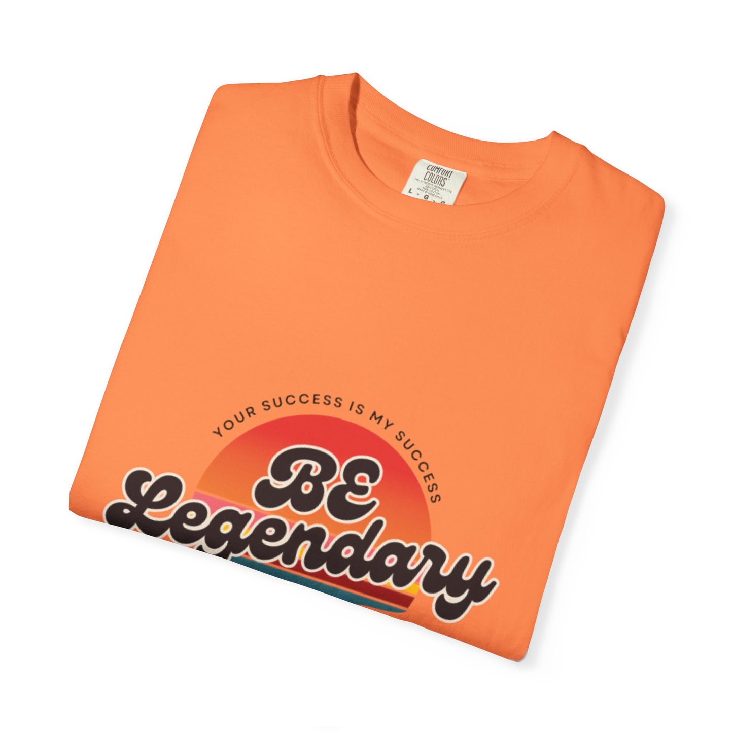 Be Legendary Unisex "Walk On Water" -Dyed T-Shirt – Motivational Tee for Success