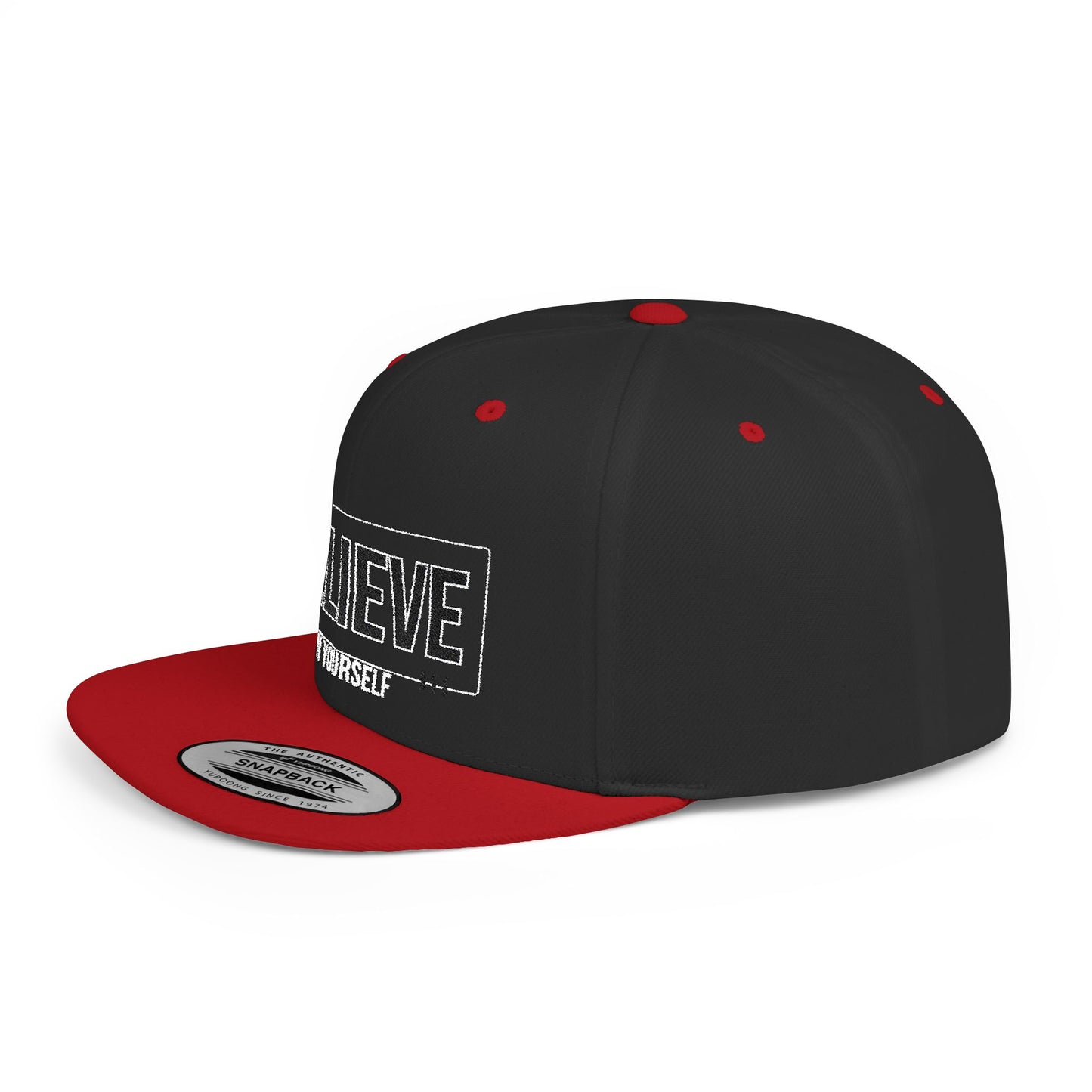 Be Legendary "The Devotional" Motivational Flat Bill Snapback Hat - Always Believe in Yourself