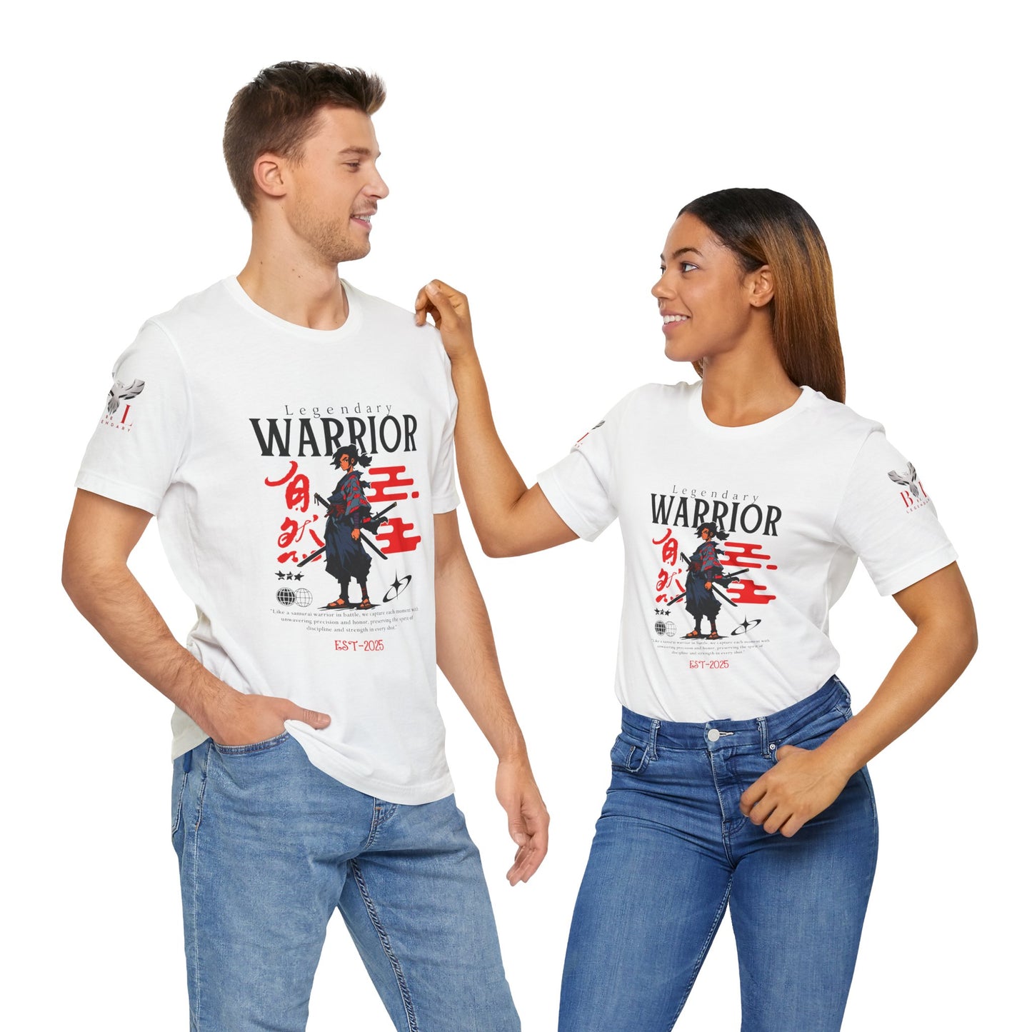 Be Legendary "Samurai Warrior" Unisex Tee – Legendary 2025 Graphic T-Shirt