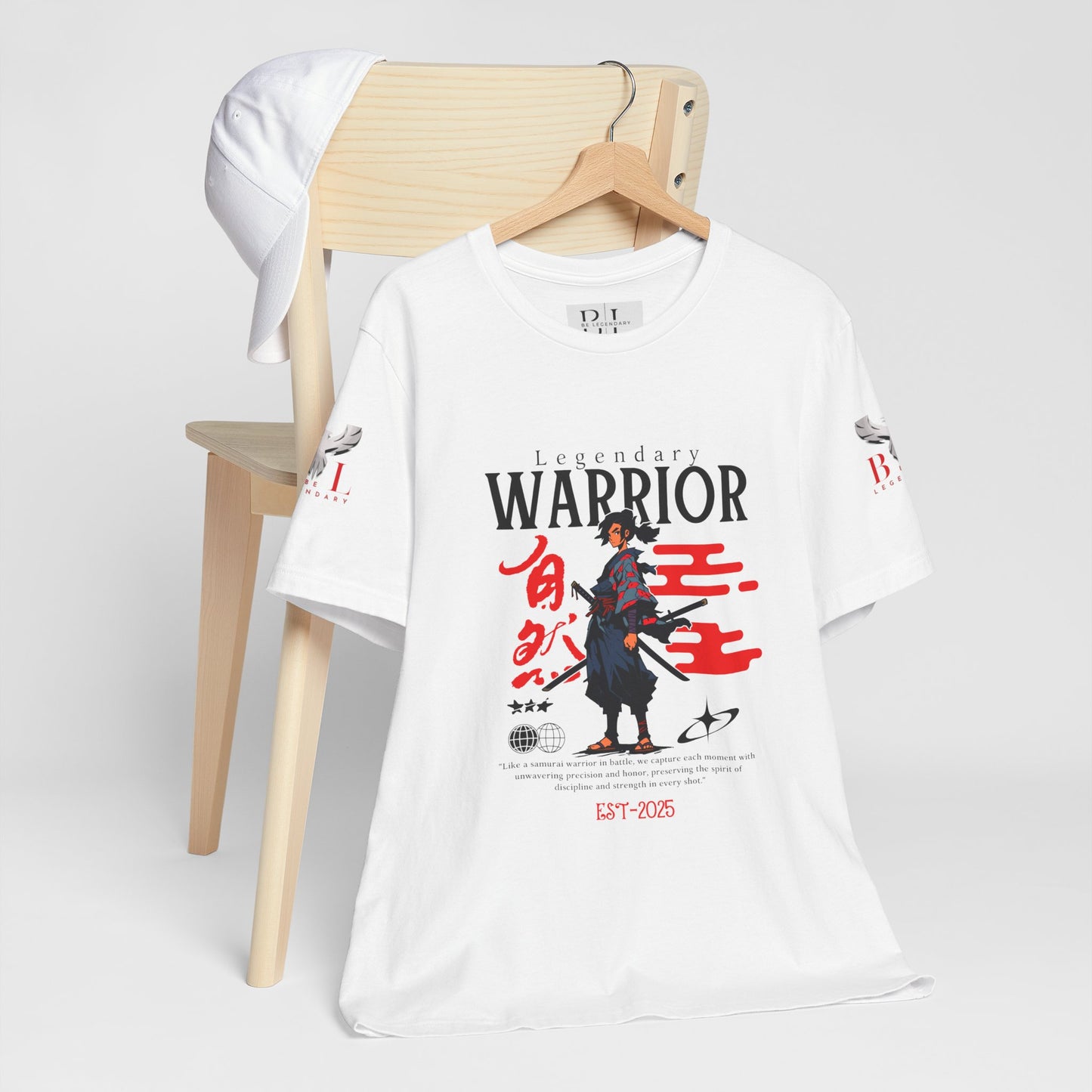 Be Legendary "Samurai Warrior" Unisex Tee – Legendary 2025 Graphic T-Shirt