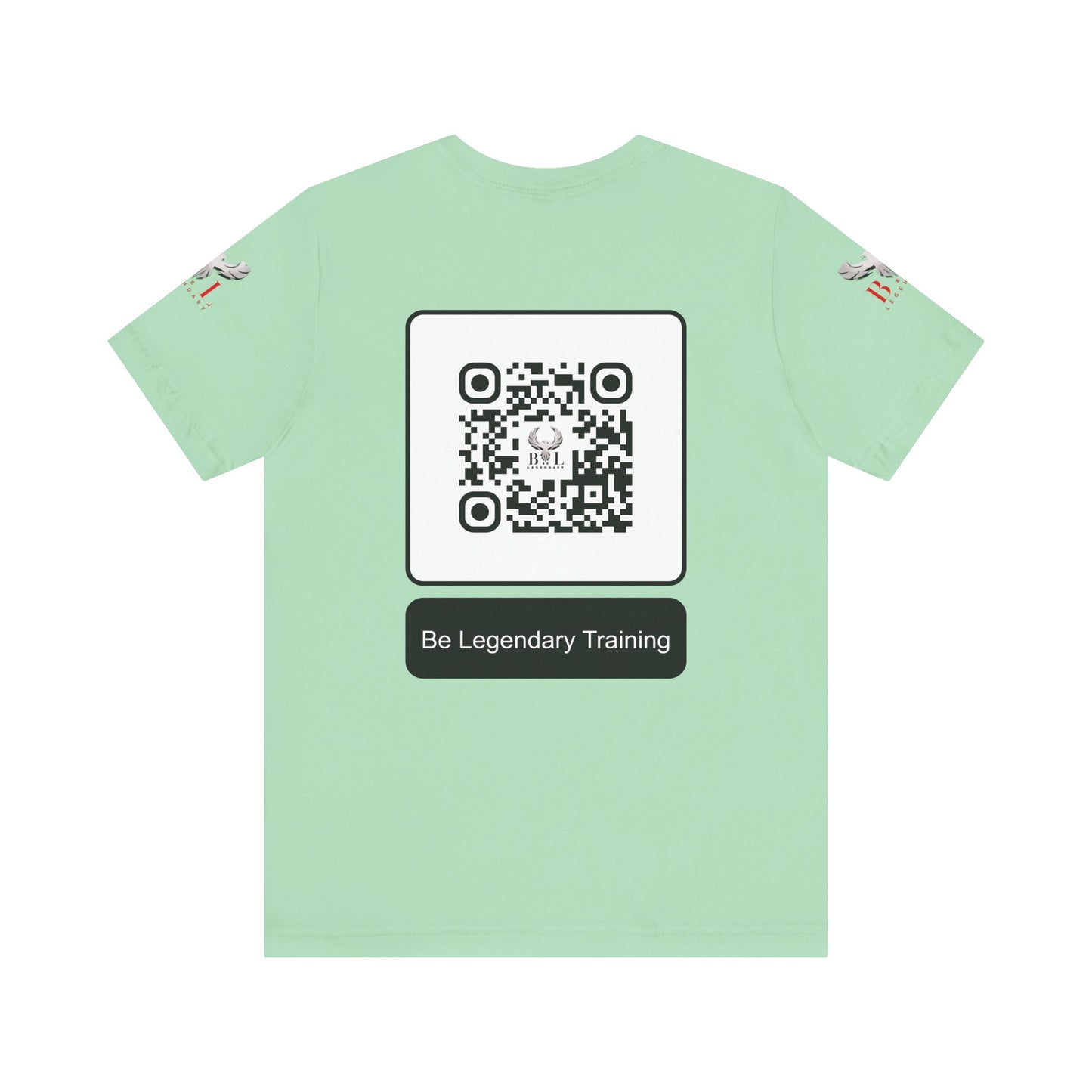 Be Legendary "Nobility" Power Unisex Tee - Inspiring Short Sleeve Shirt with QR Code
