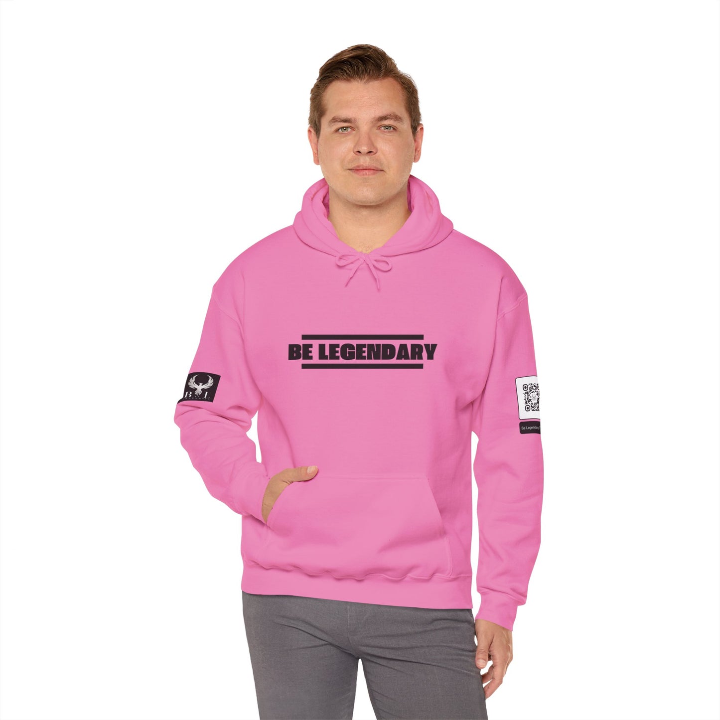 Be Legendary Unisex "The Statement" Heavy Blend Hoodie - Empowering Streetwear for Everyday Style