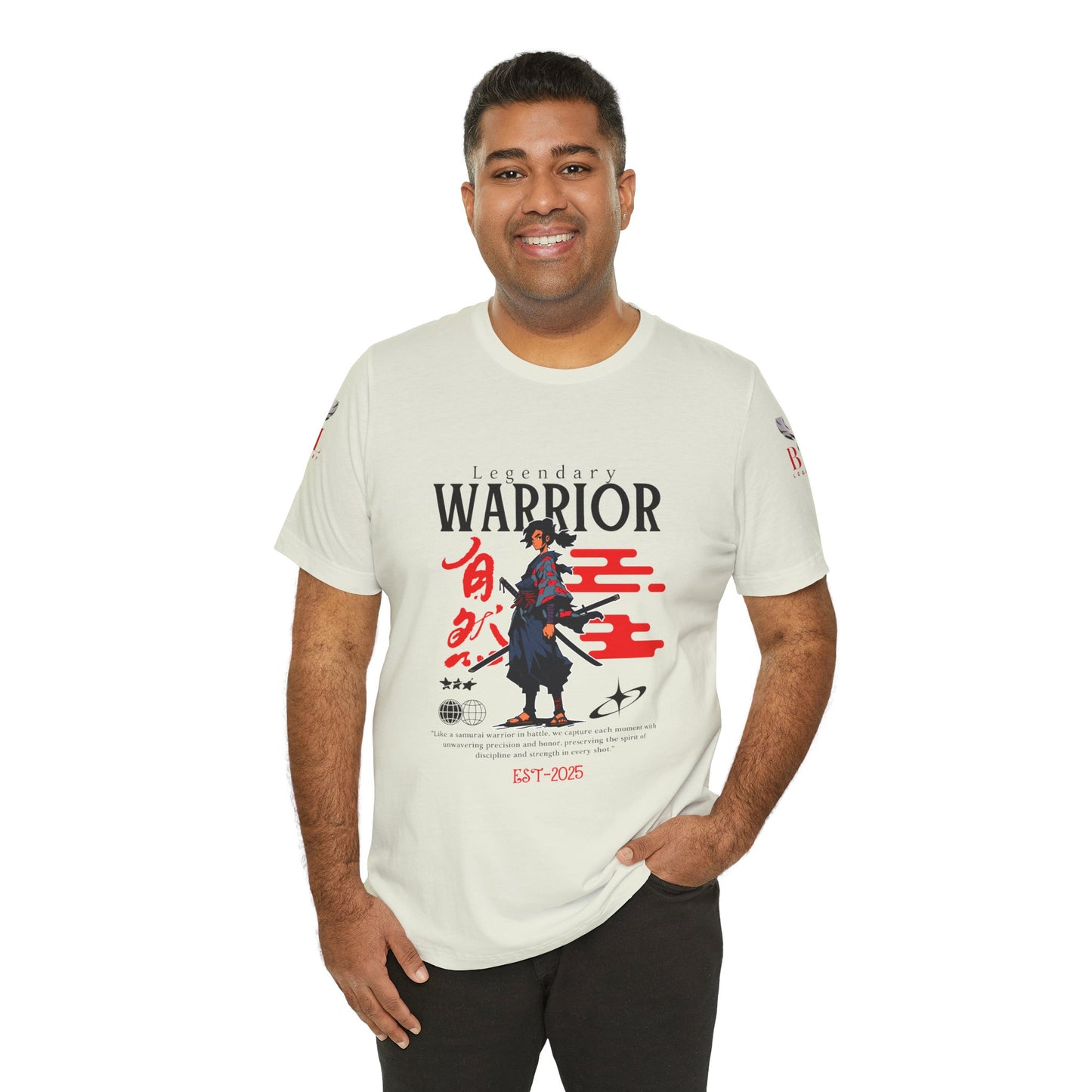 Be Legendary "Samurai Warrior" Unisex Tee – Legendary 2025 Graphic T-Shirt