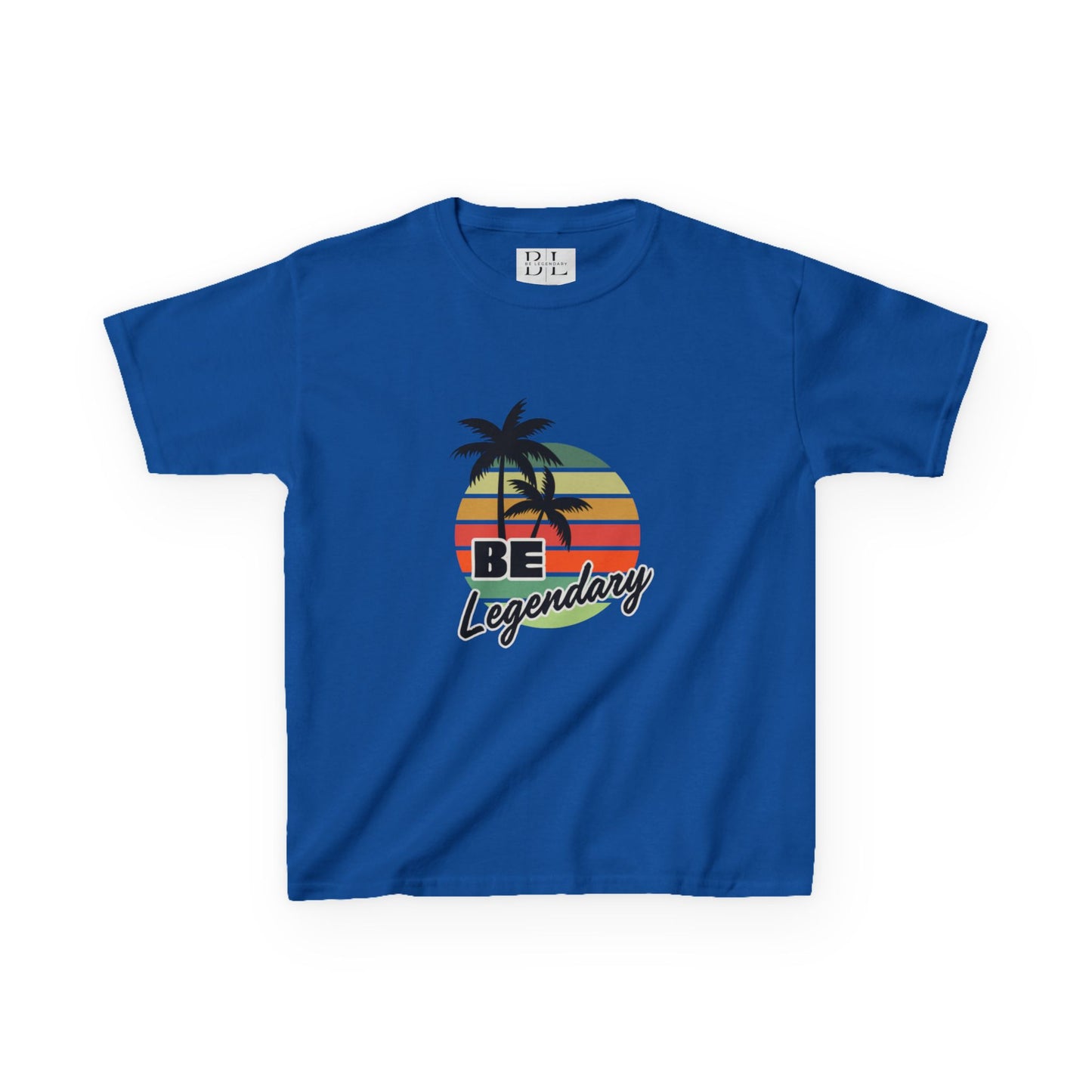 Kids 'Be Legendary' "Palm Sunday" Tee - Fun Summer Vibes for Young Adventurers