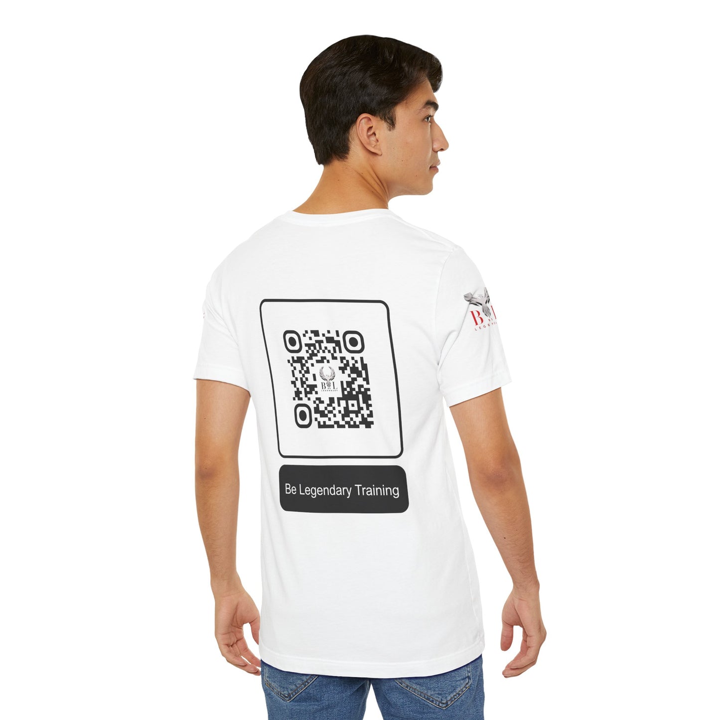 Be Legendary "Nobility" Power Unisex Tee - Inspiring Short Sleeve Shirt with QR Code