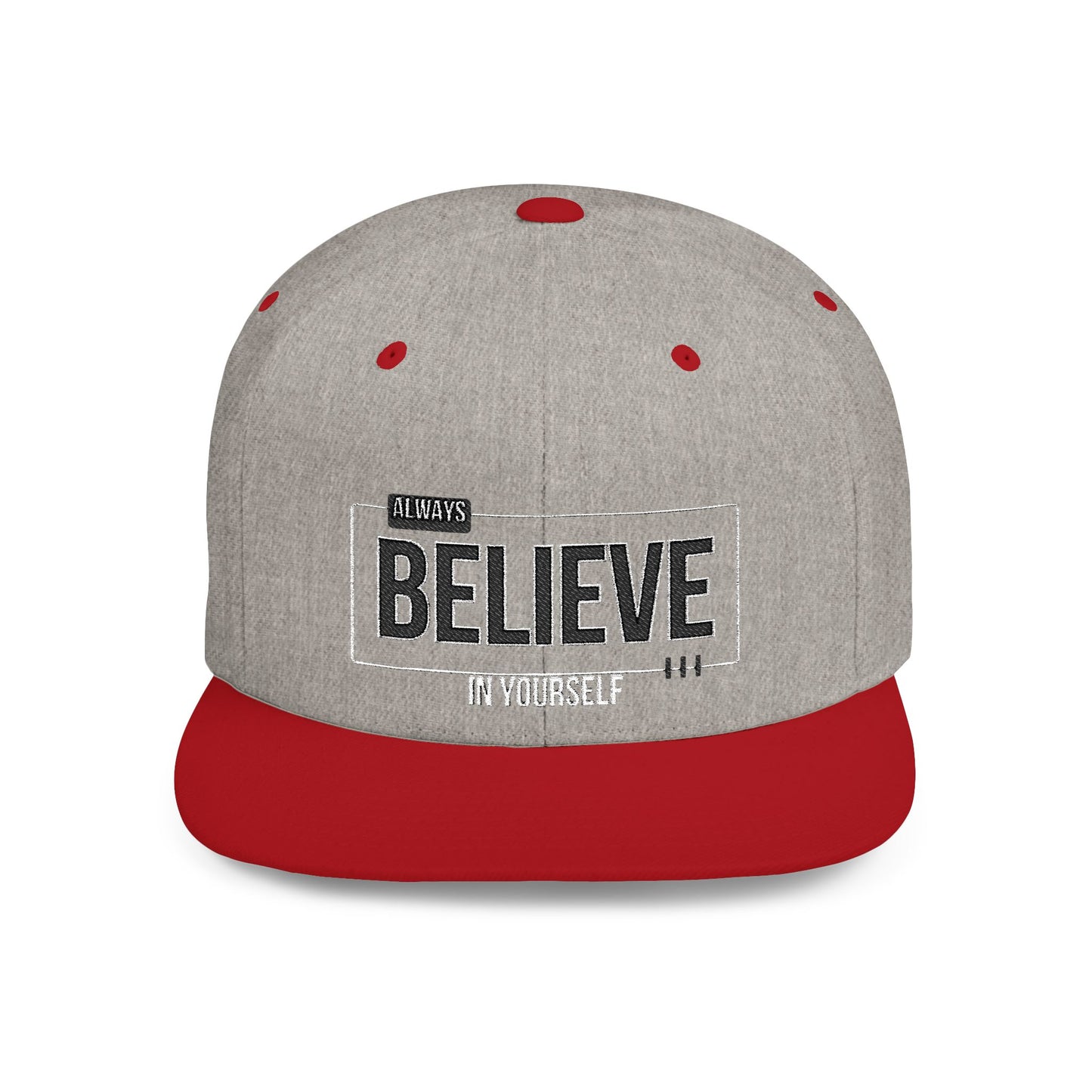 Be Legendary "The Devotional" Motivational Flat Bill Snapback Hat - Always Believe in Yourself