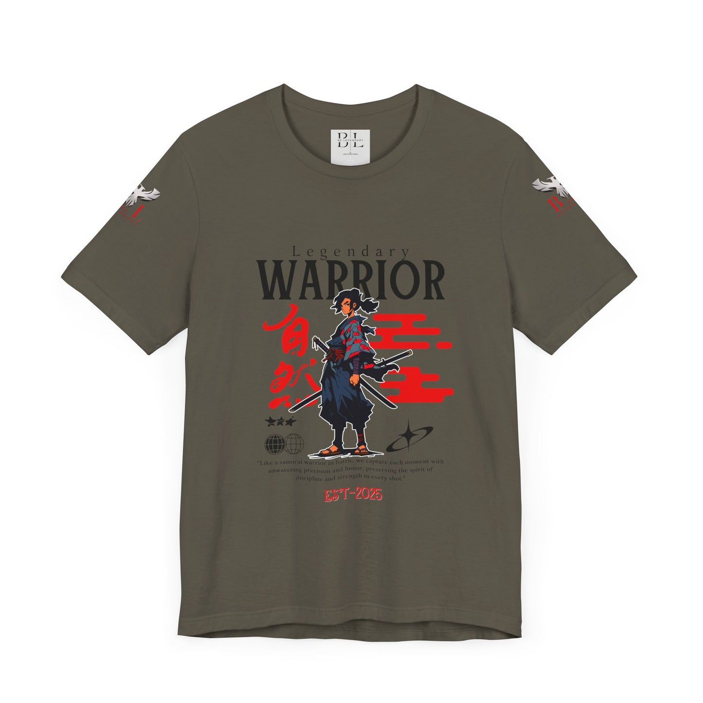 Be Legendary "Samurai Warrior" Unisex Tee – Legendary 2025 Graphic T-Shirt