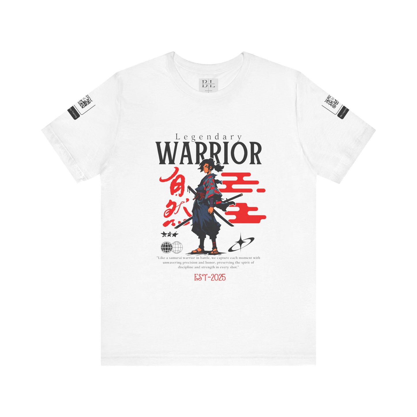 Samurai Warrior Unisex Tee - Bold Graphic T-Shirt for Anime Fans